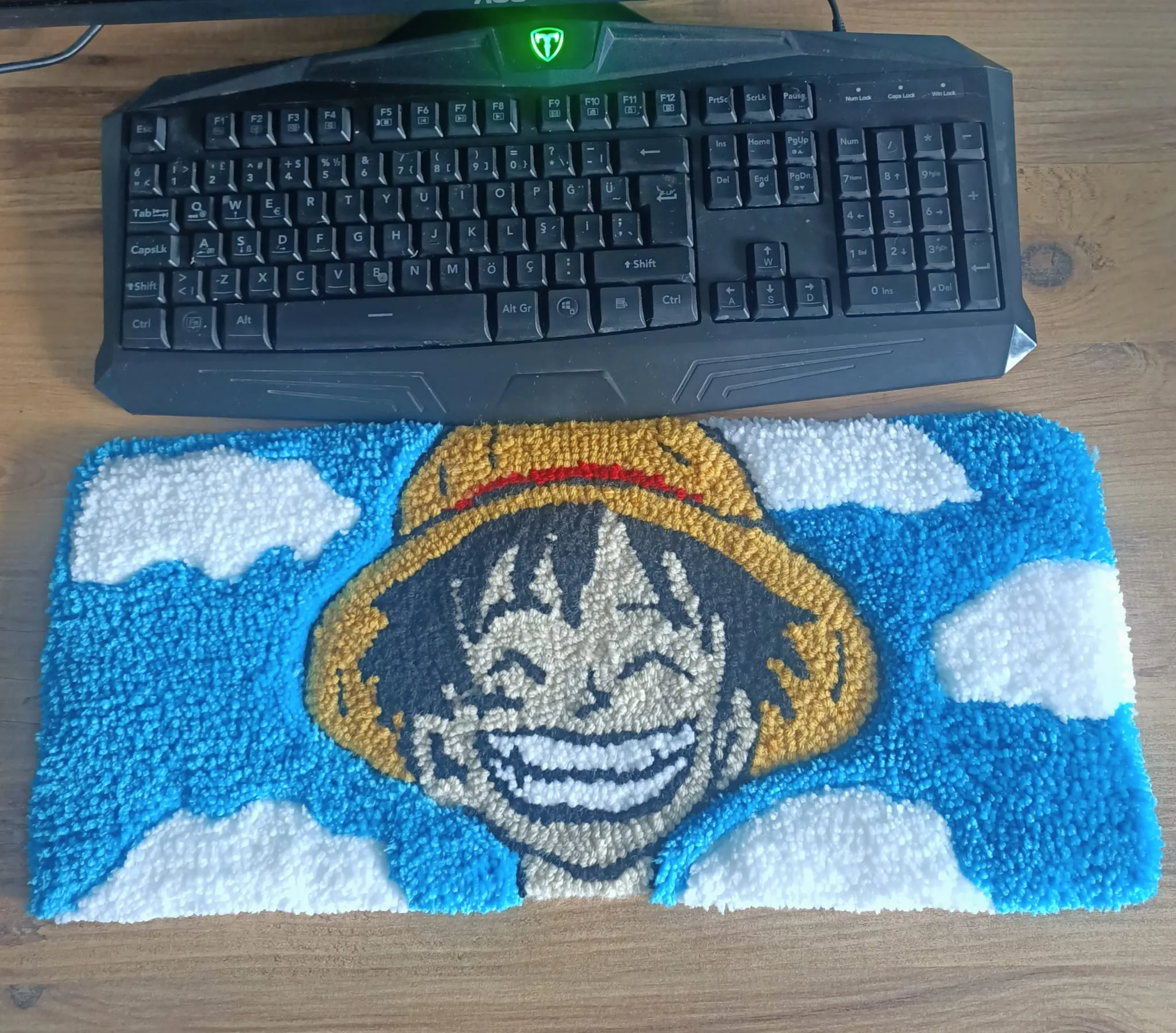 One Piece Themed Keyboard Mat