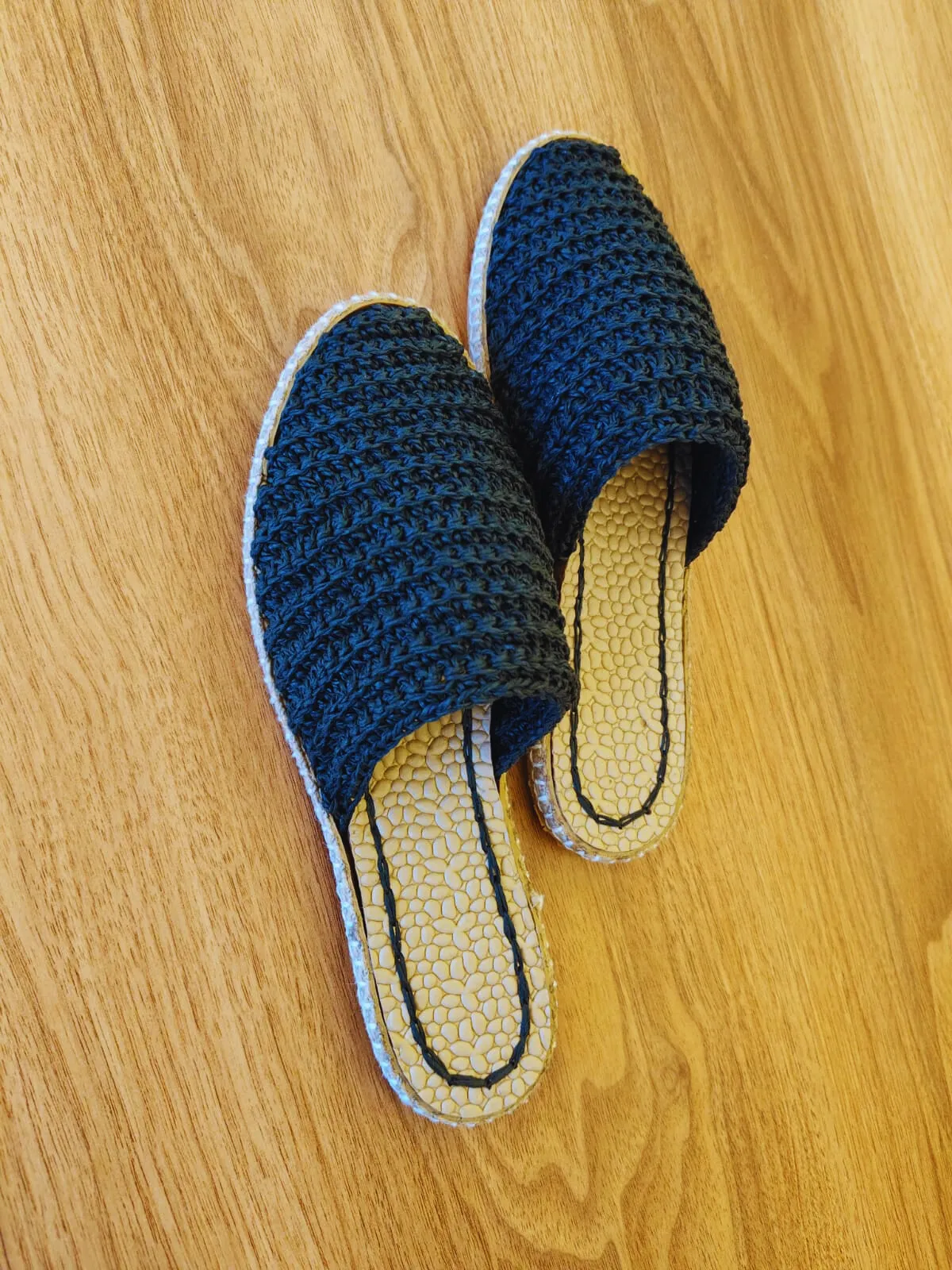 Knitted Women's Slippers – Straw Slippers Comfortable Design Suitable for Daily Combinations 38