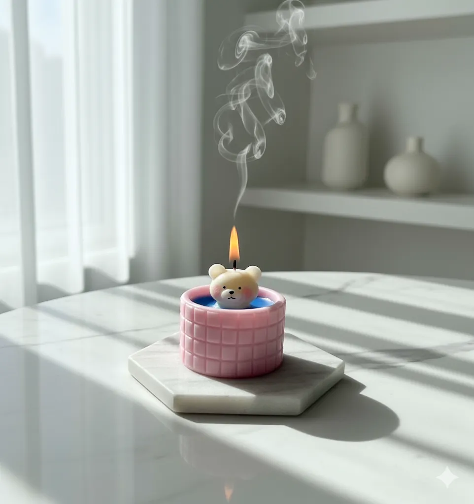 Pempe Ayıcıklı Mum