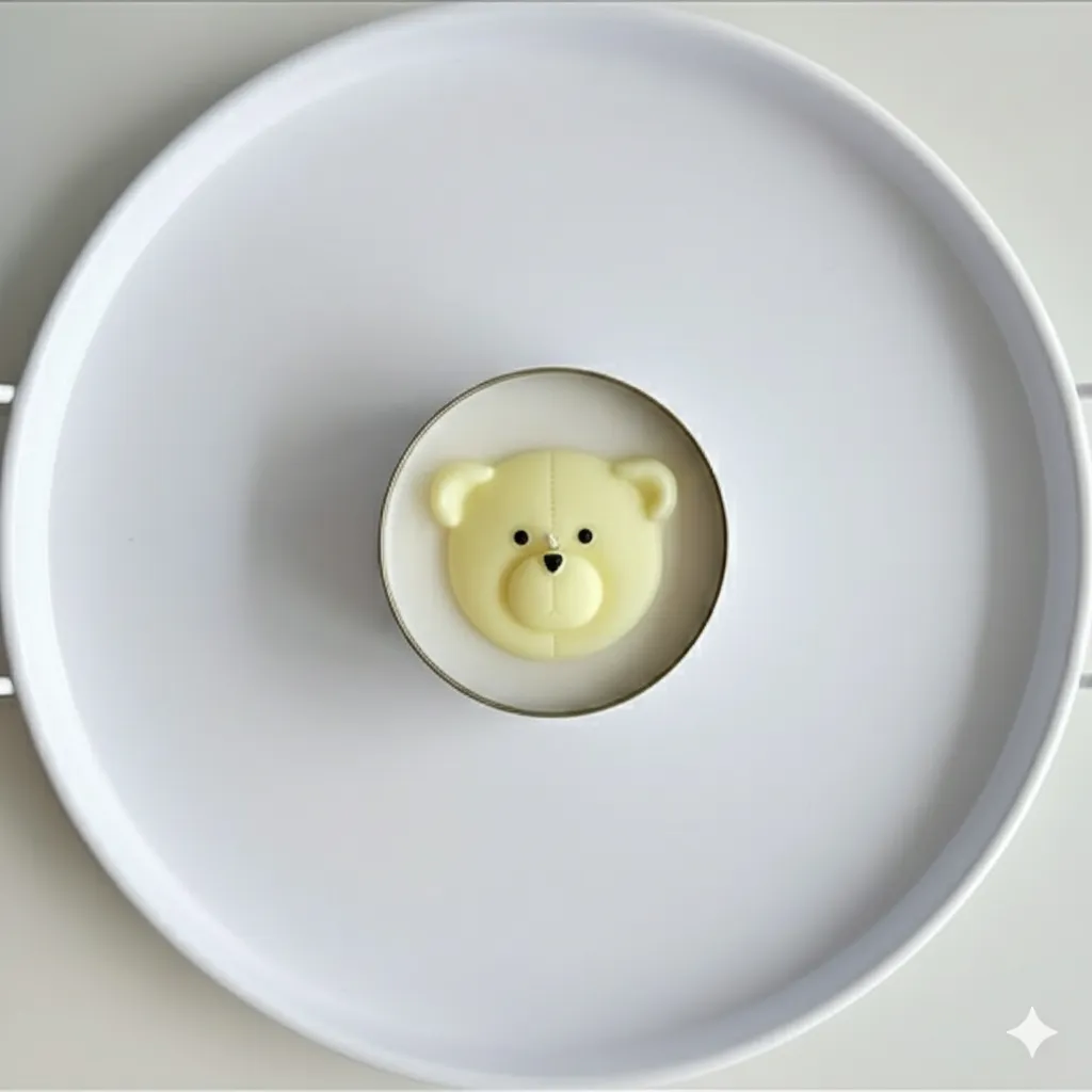 Sarı Ayı Şeklindeki Mum