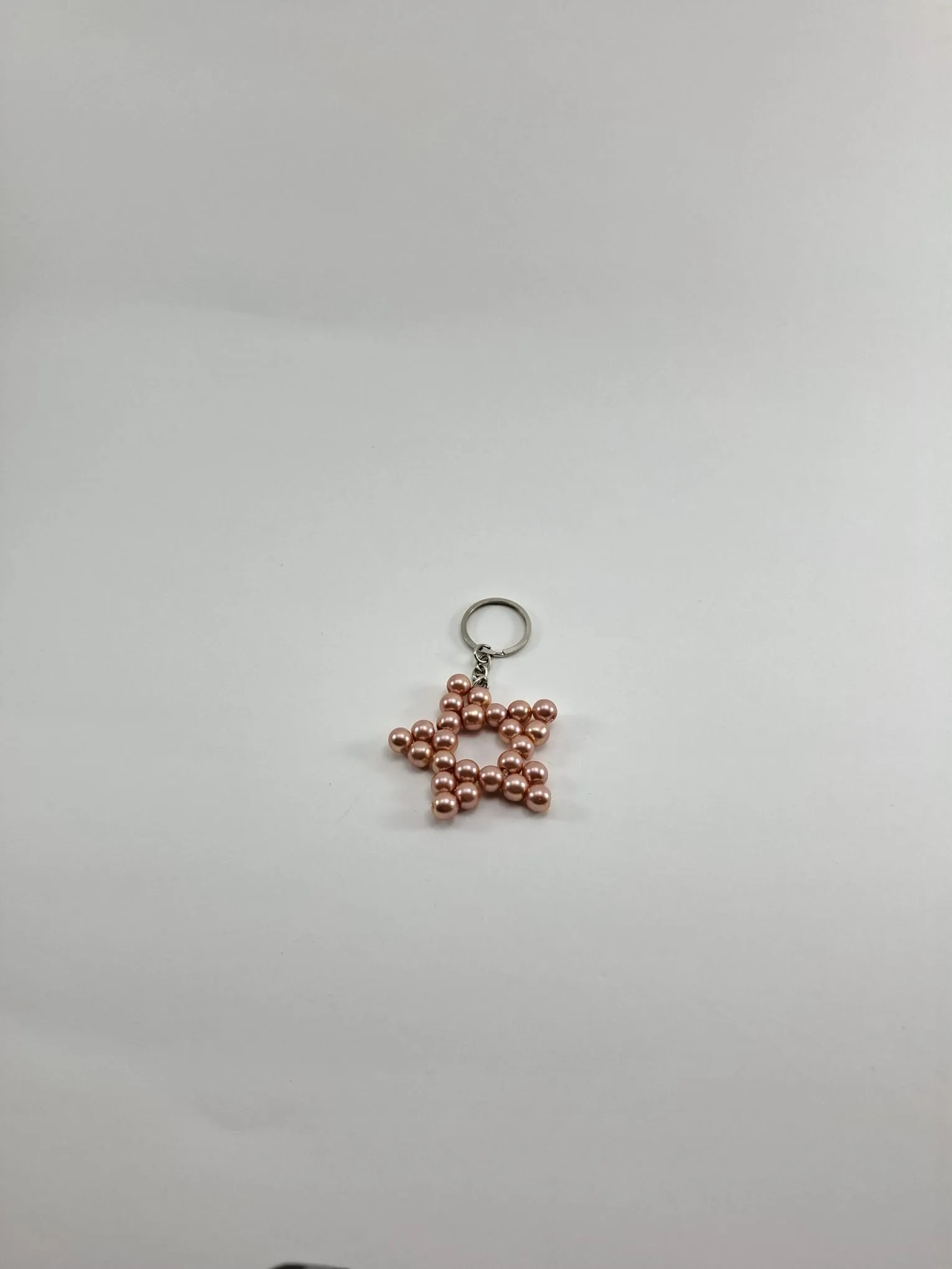 Evil Eye Beaded Star Keychain - Handmade Unique Design