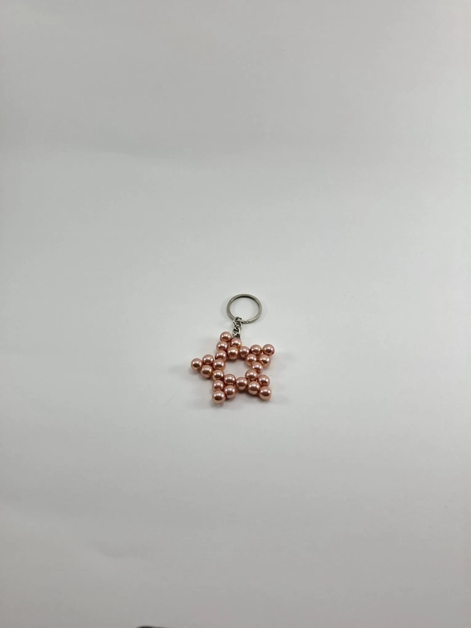 Evil Eye Beaded Star Keychain - Handmade Unique Design