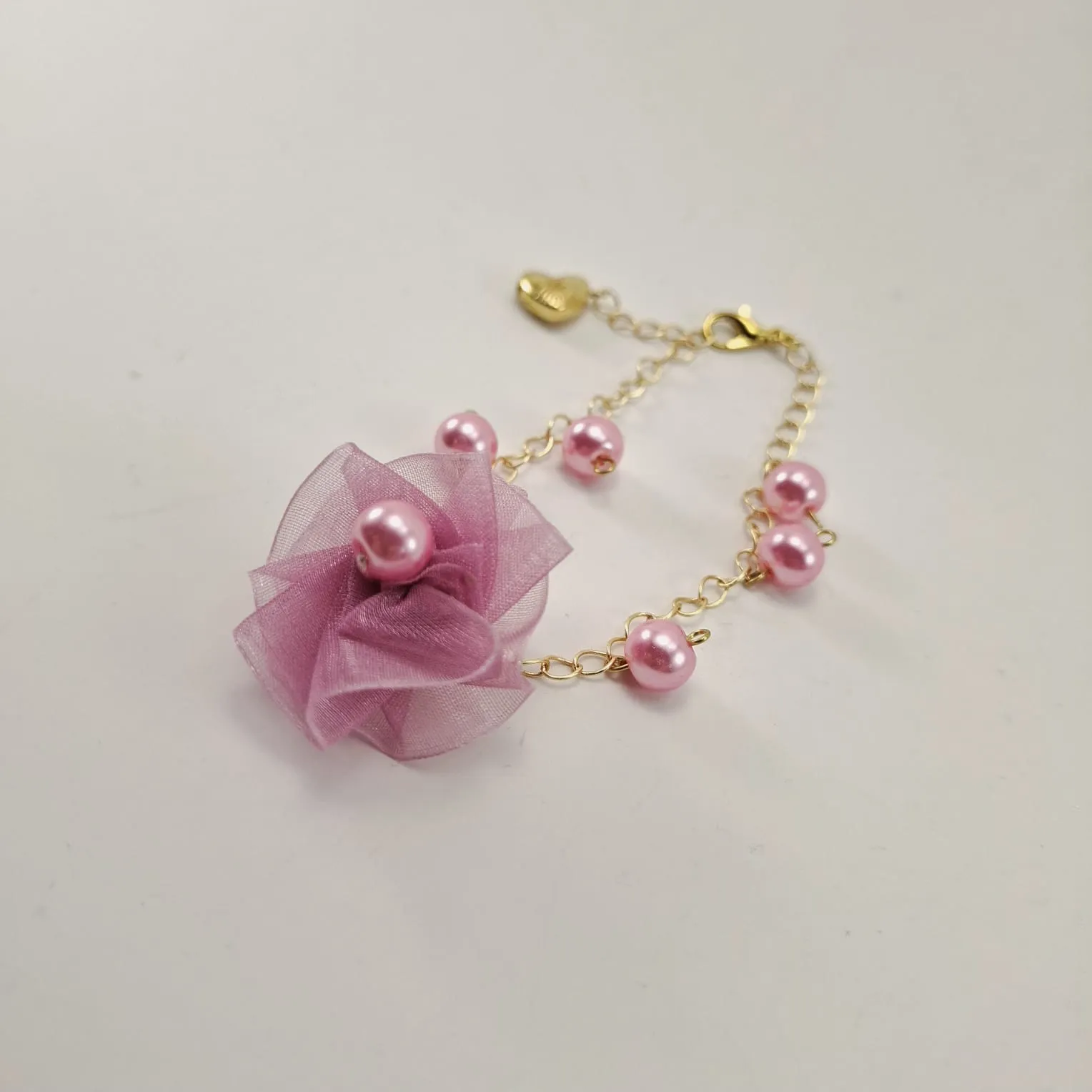 Rose Figured Pink Bracelet