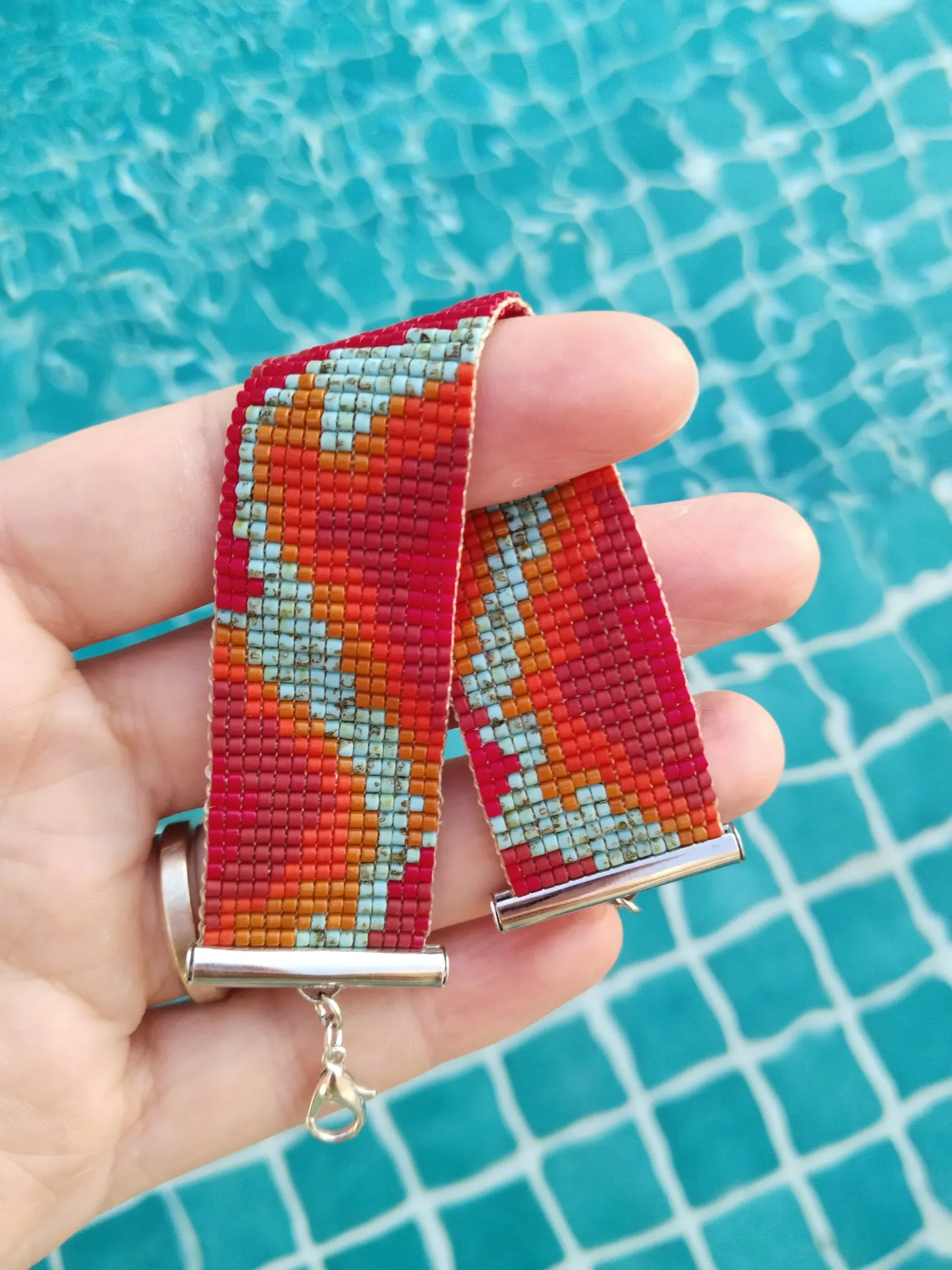 Spirit of Fire – Handmade Miyuki Bead Bracelet - Special Design