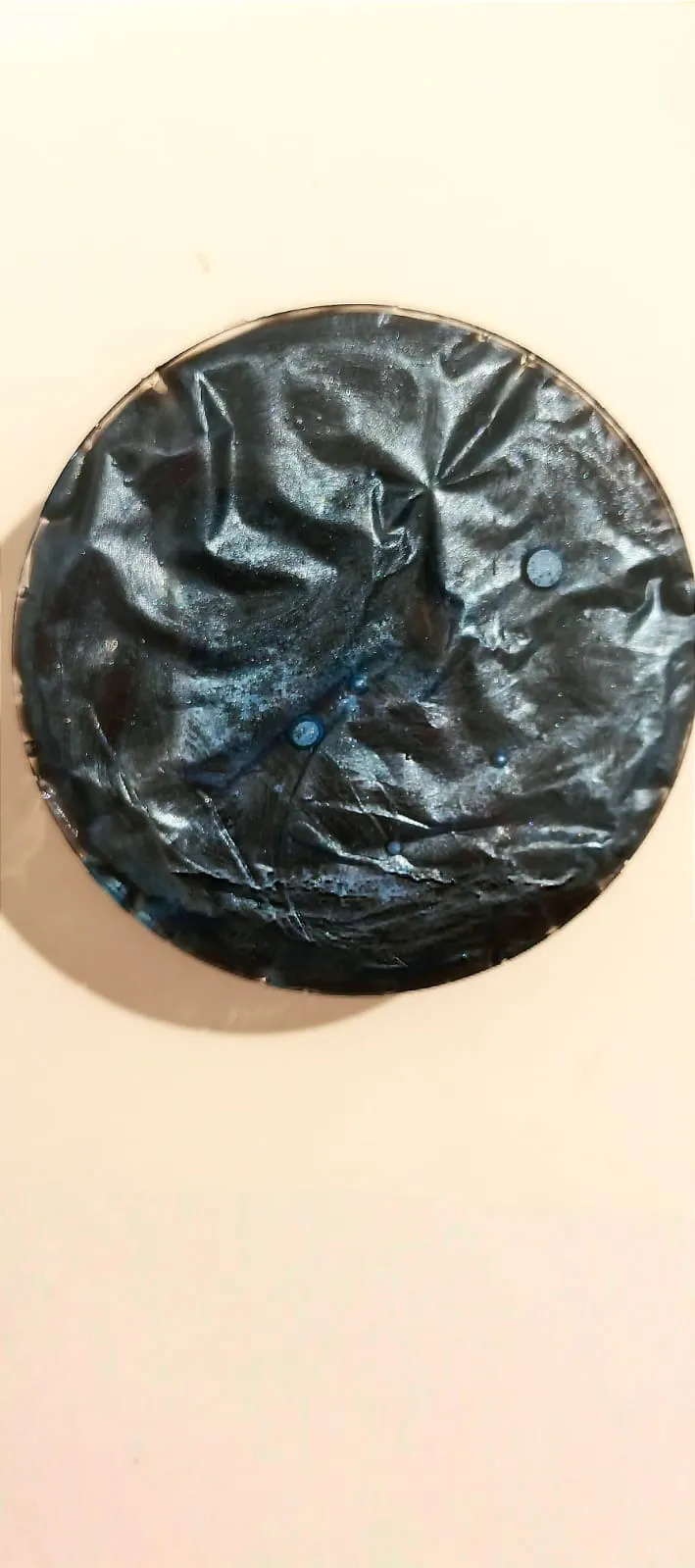 Gökyüzü Mavisi Epoksi Bardak Altlığı - Deniz Esintili Tasarım