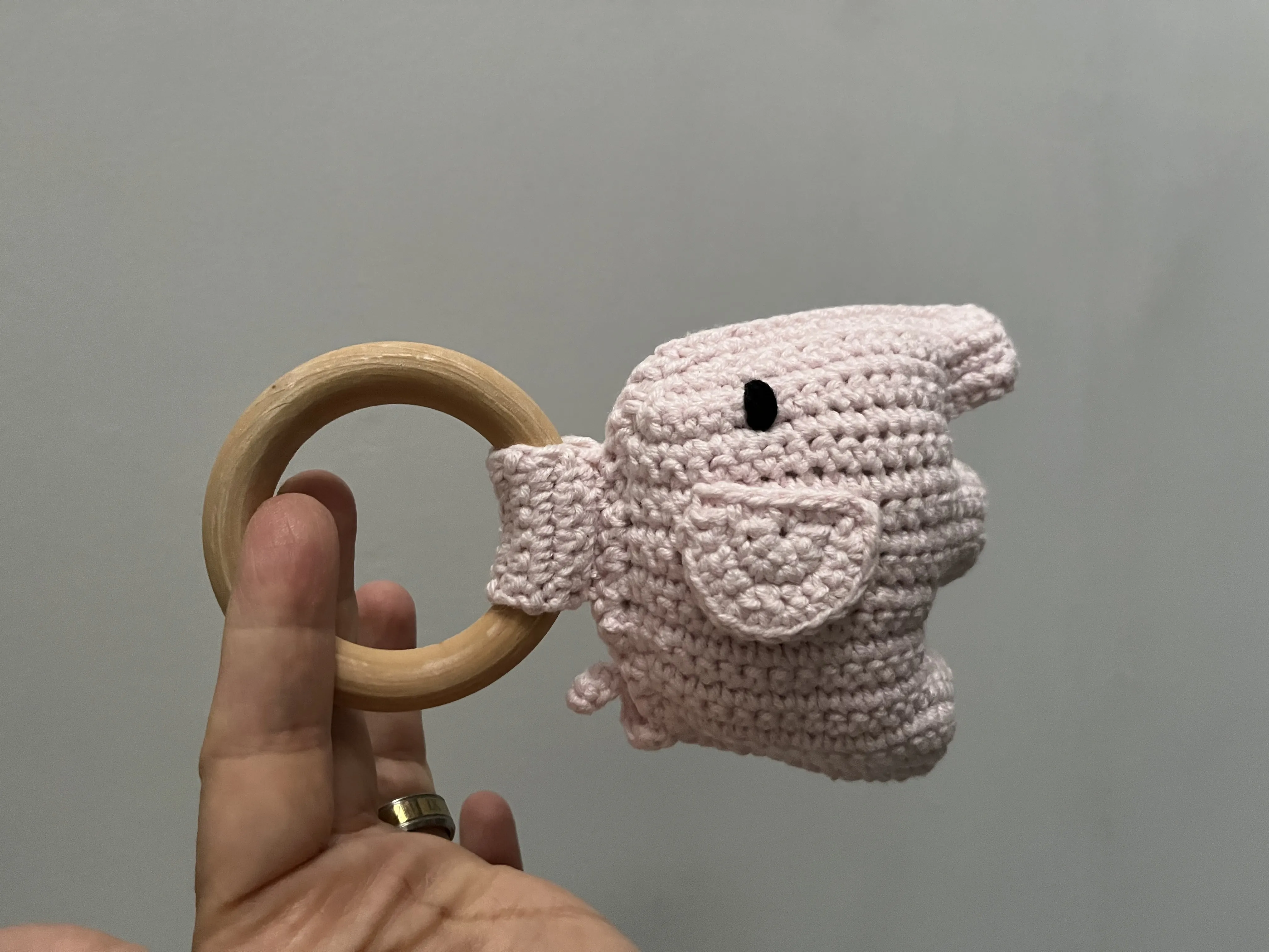 Gri ve Yıldız Desenli Müslin Örtü Seti - El Emeği Bebek Hediyesi