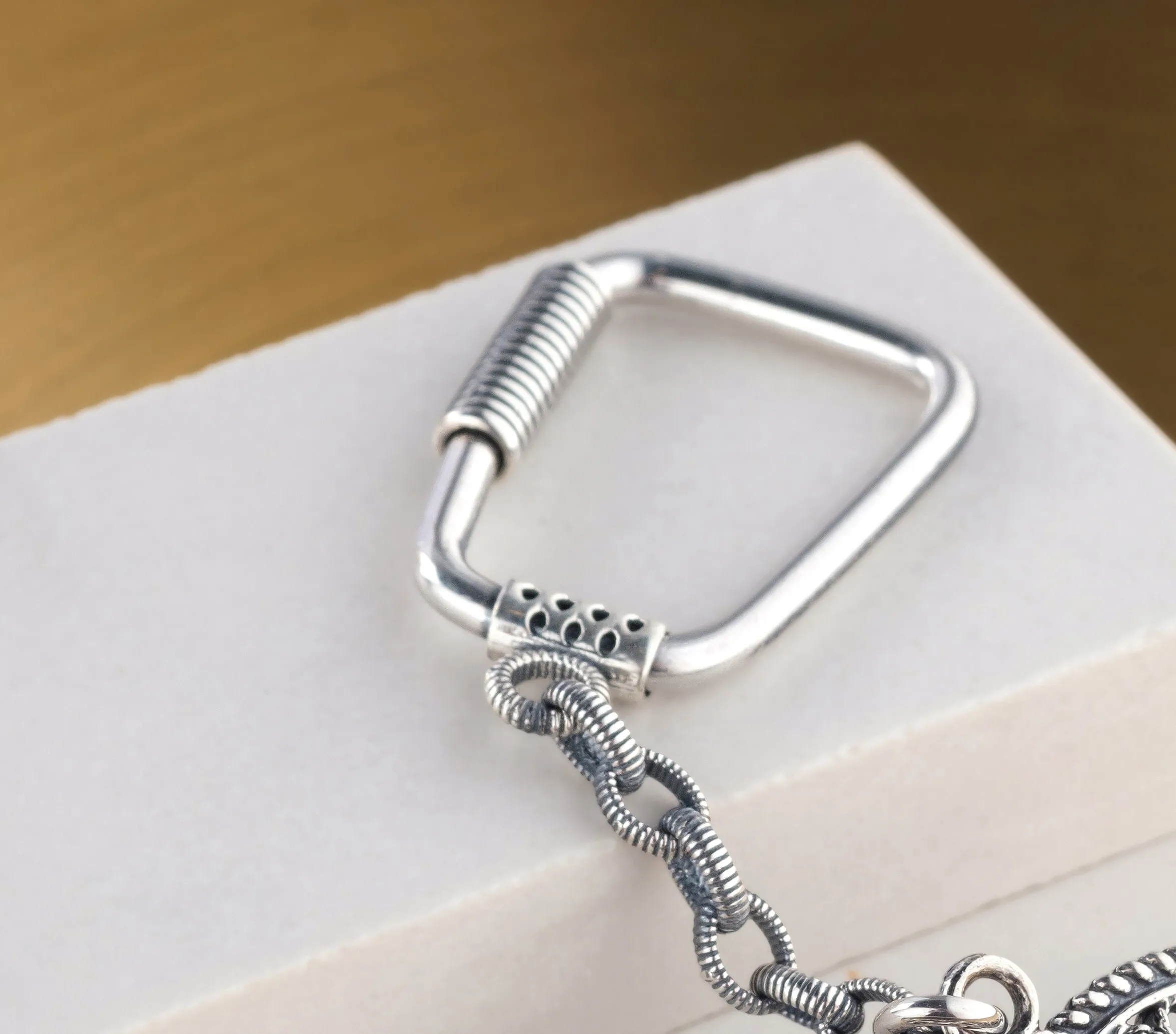 Name Engravable Filigree Keychain – Midyat Filigree