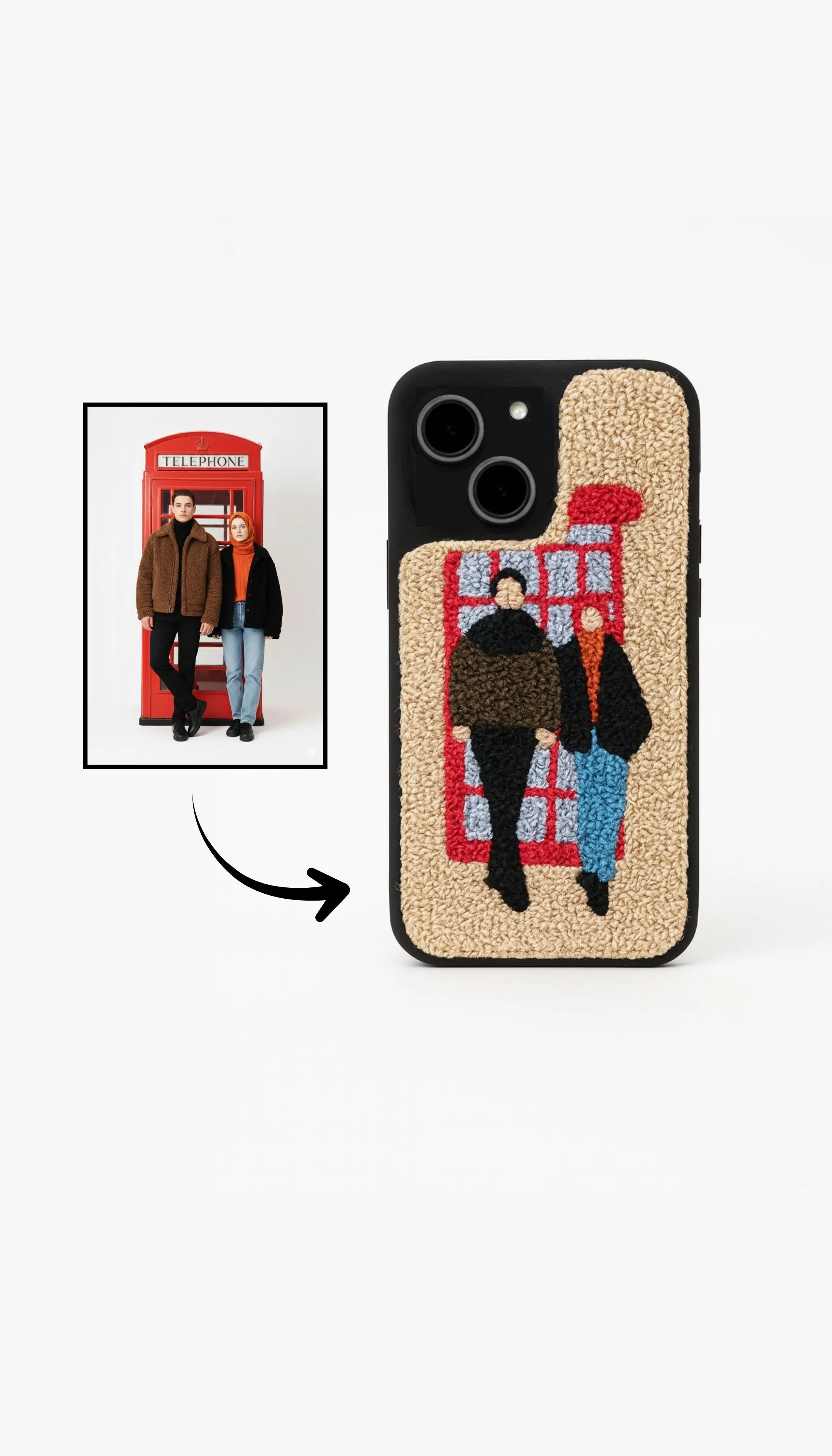 iPhone 14 Uyumlu Kişiye Özel Punch Telefon Kılıfı