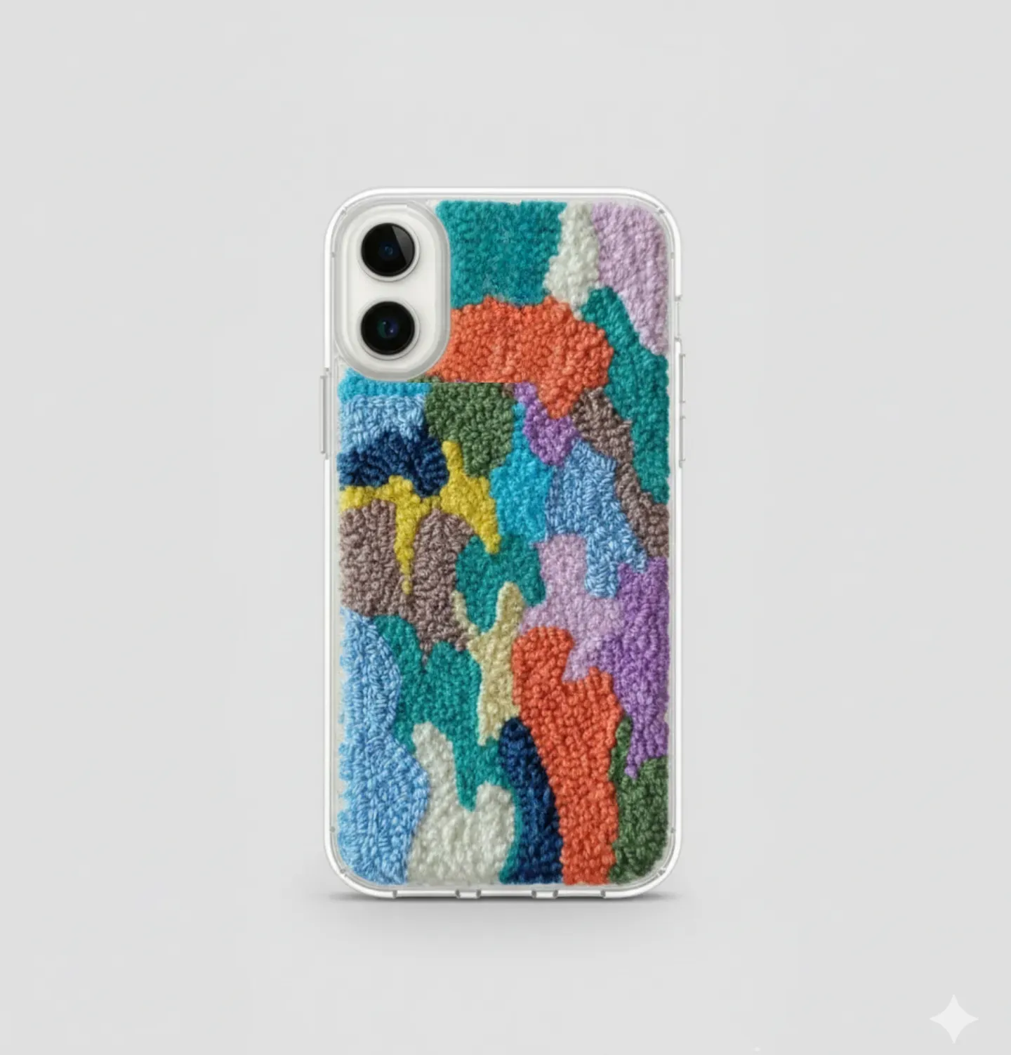 iPhone 17 Uyumlu Renkli Punch Telefon Kılıfı