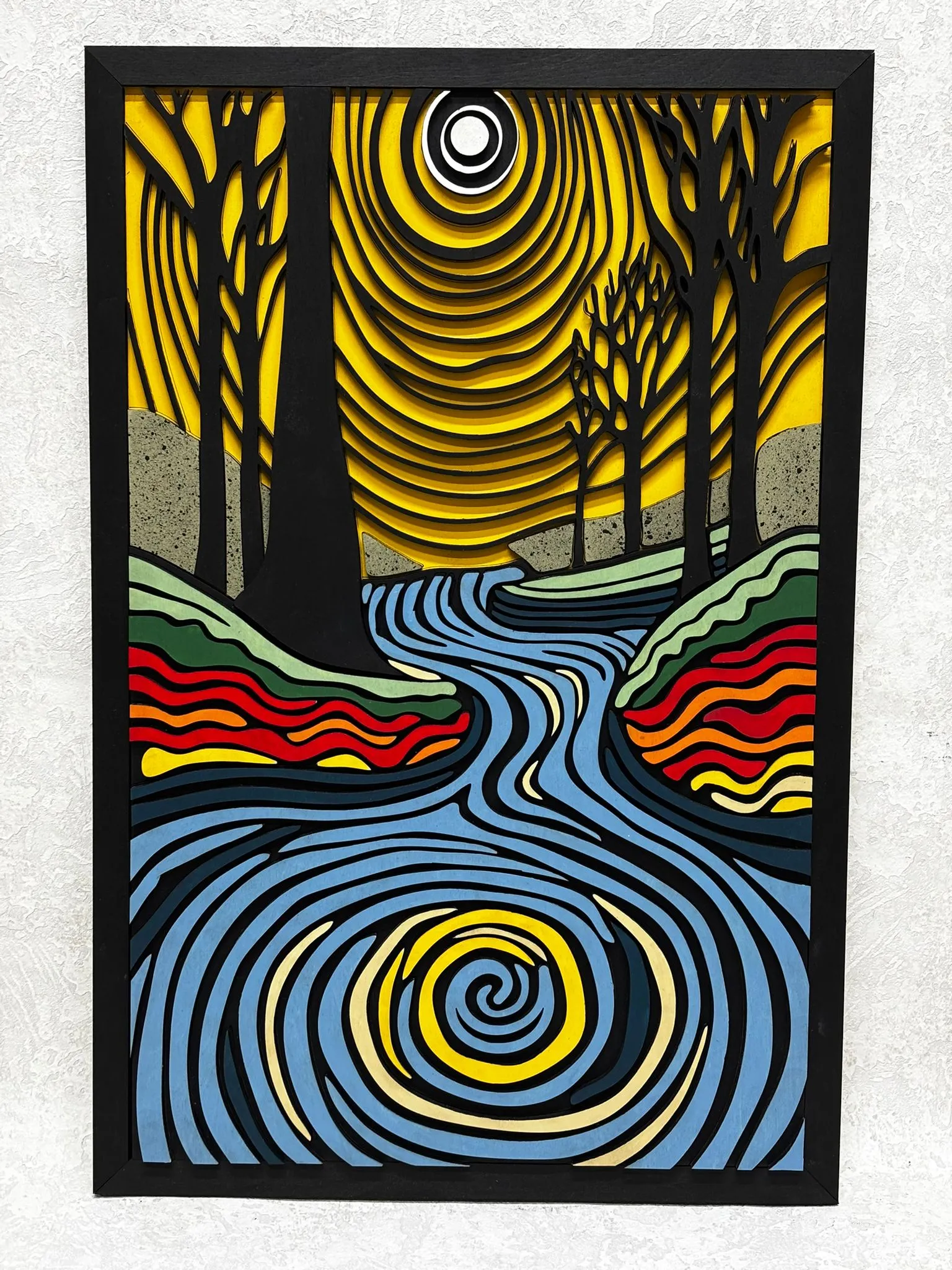 Forest  / Katmanlı Ahşap Tablo