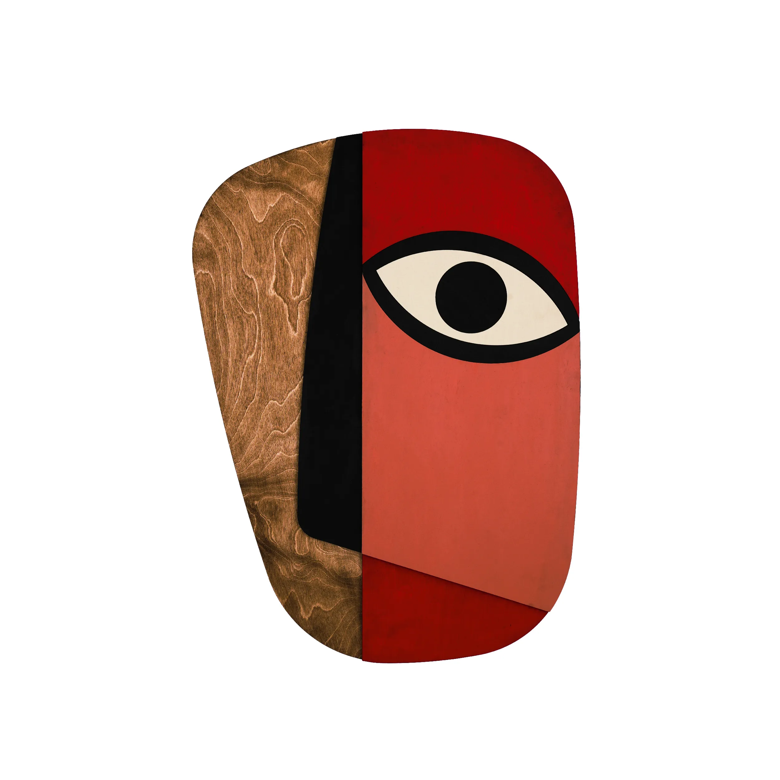 Mask 04 / Katmanlı Ahşap Tablo