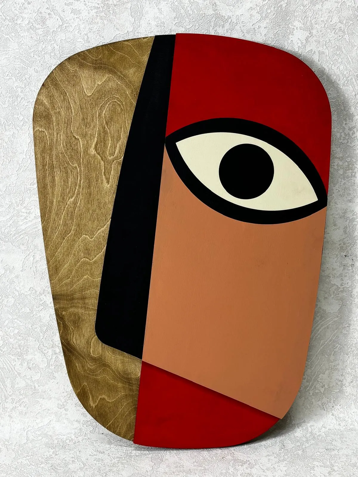 Mask 04 / Katmanlı Ahşap Tablo