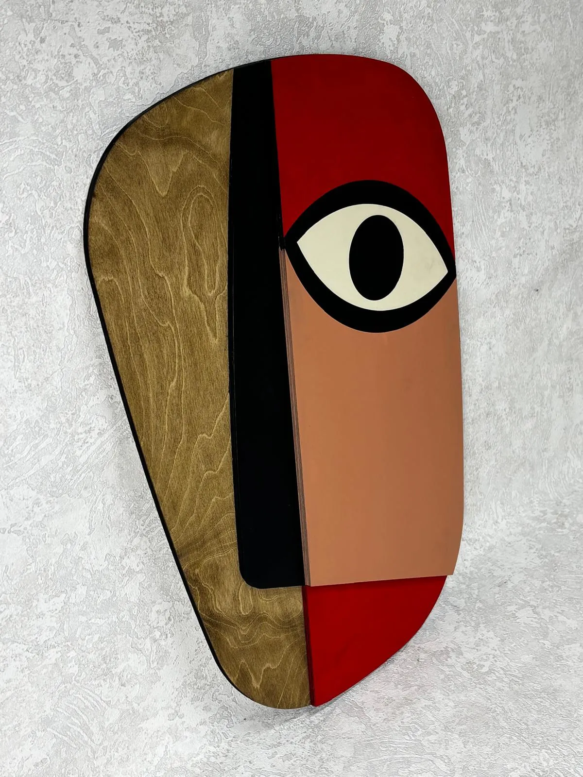Mask 04 / Katmanlı Ahşap Tablo