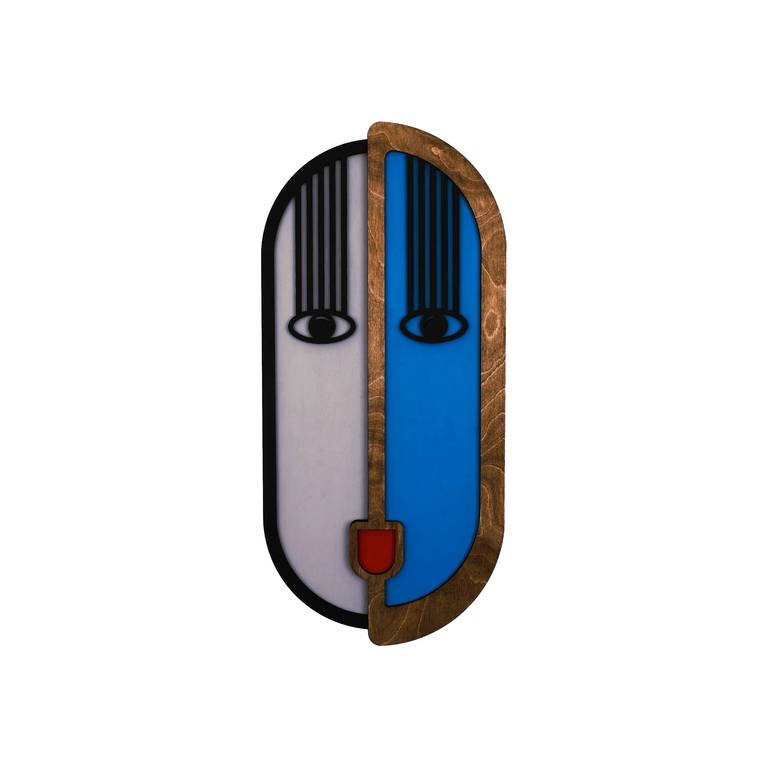 Mask 07 / Katmanlı Ahşap Tablo