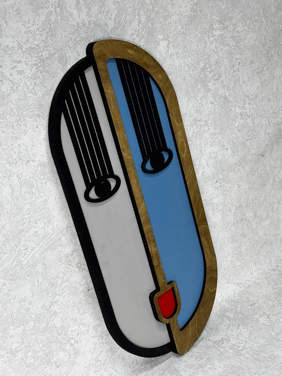 Mask 07 / Katmanlı Ahşap Tablo
