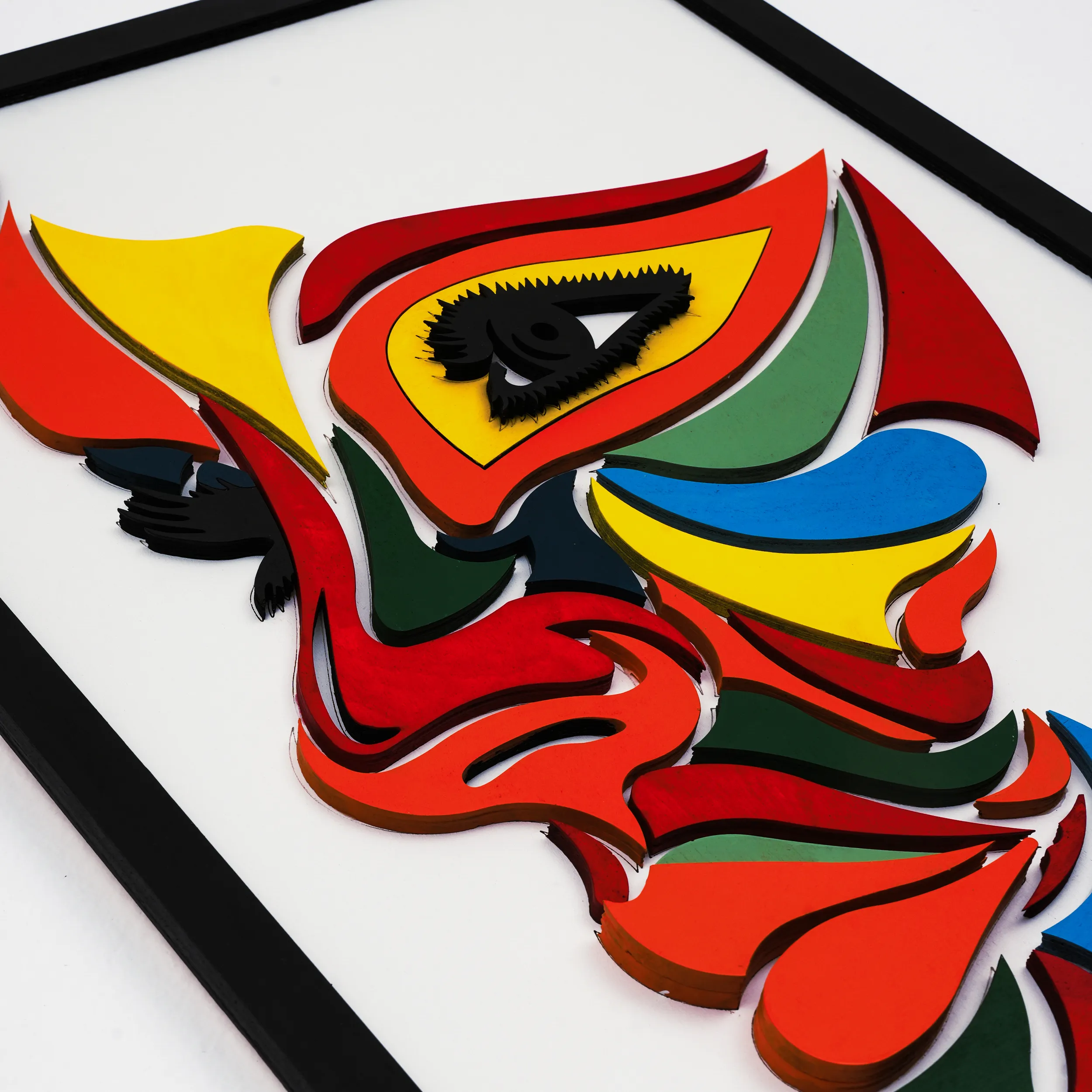 Pop Up Face  / Katmanlı Ahşap Tablo