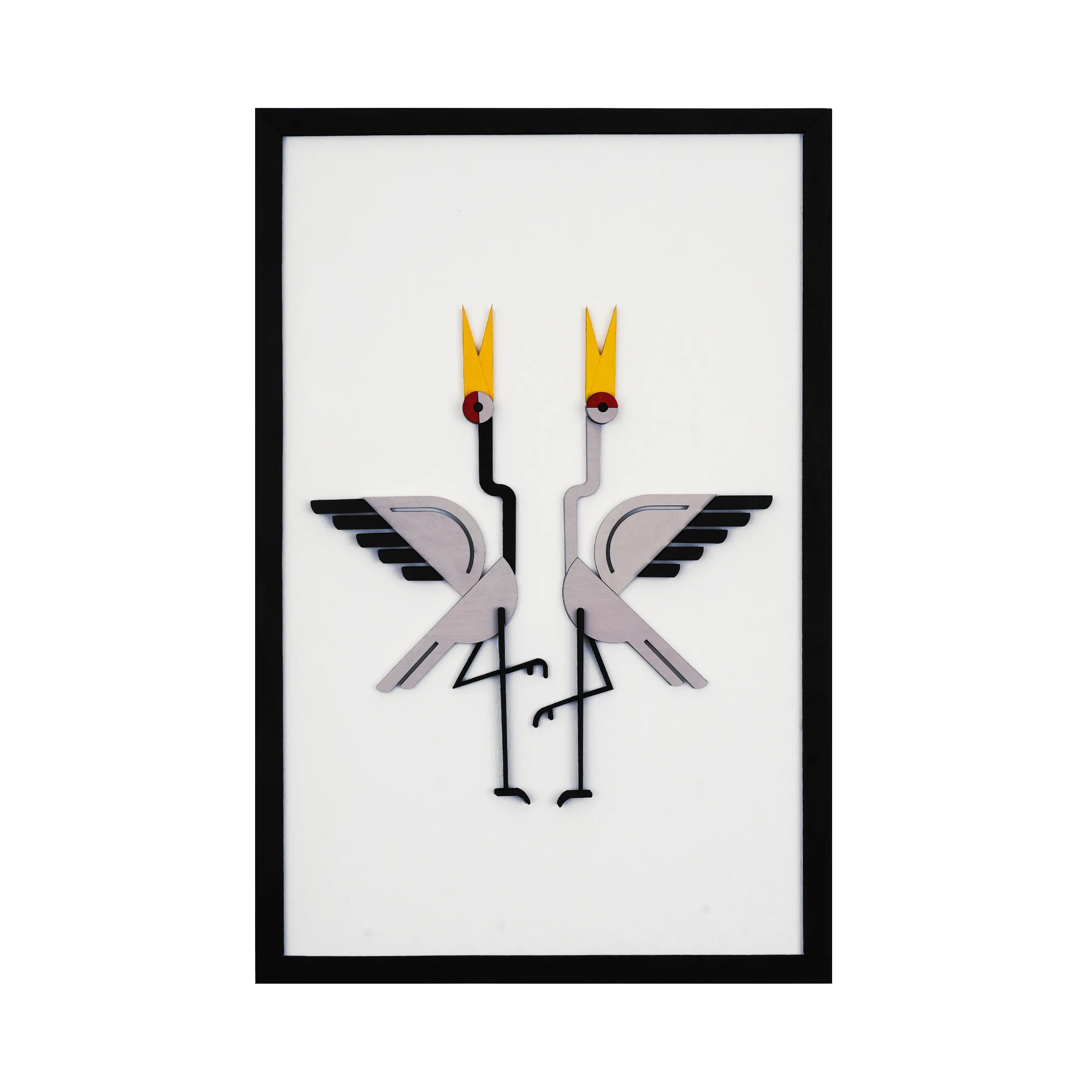 Storks ( Leylekler )  / Katmanlı Ahşap Tablo