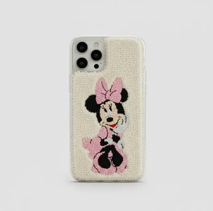 iPhone 15 Pro Uyumlu Minnie Mouse Karakterli Punch Telefon Kılıfı