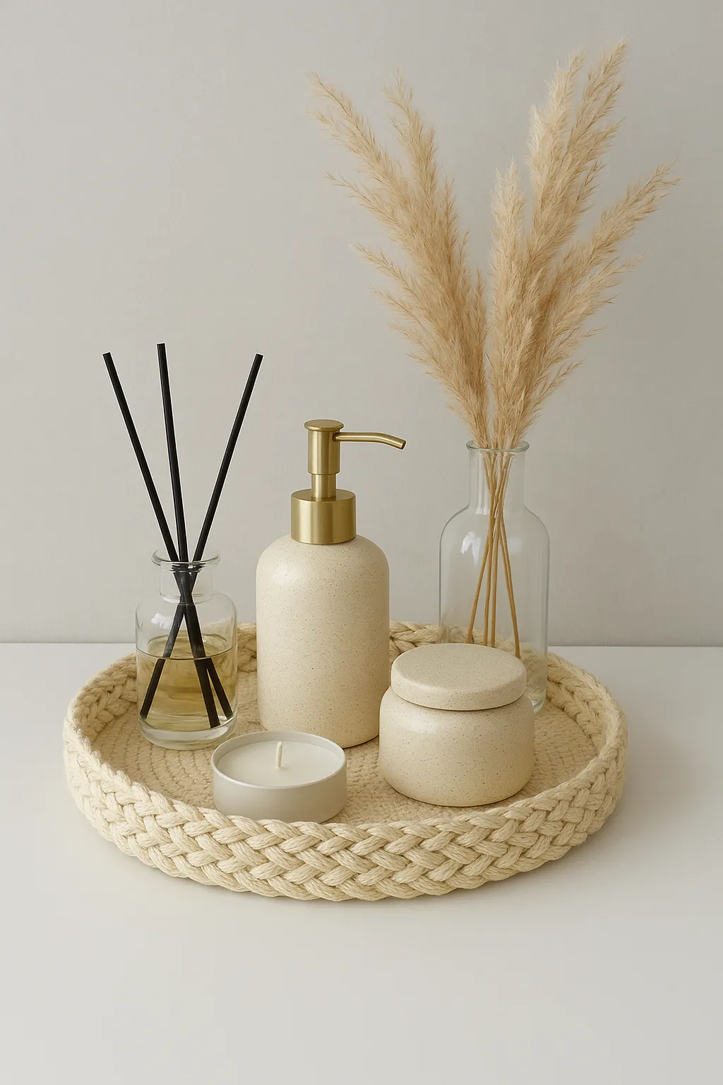 Tressip'ten Dekoratif Yuvarlak Tepsi - 30 cm Çapında Şık Tasarım