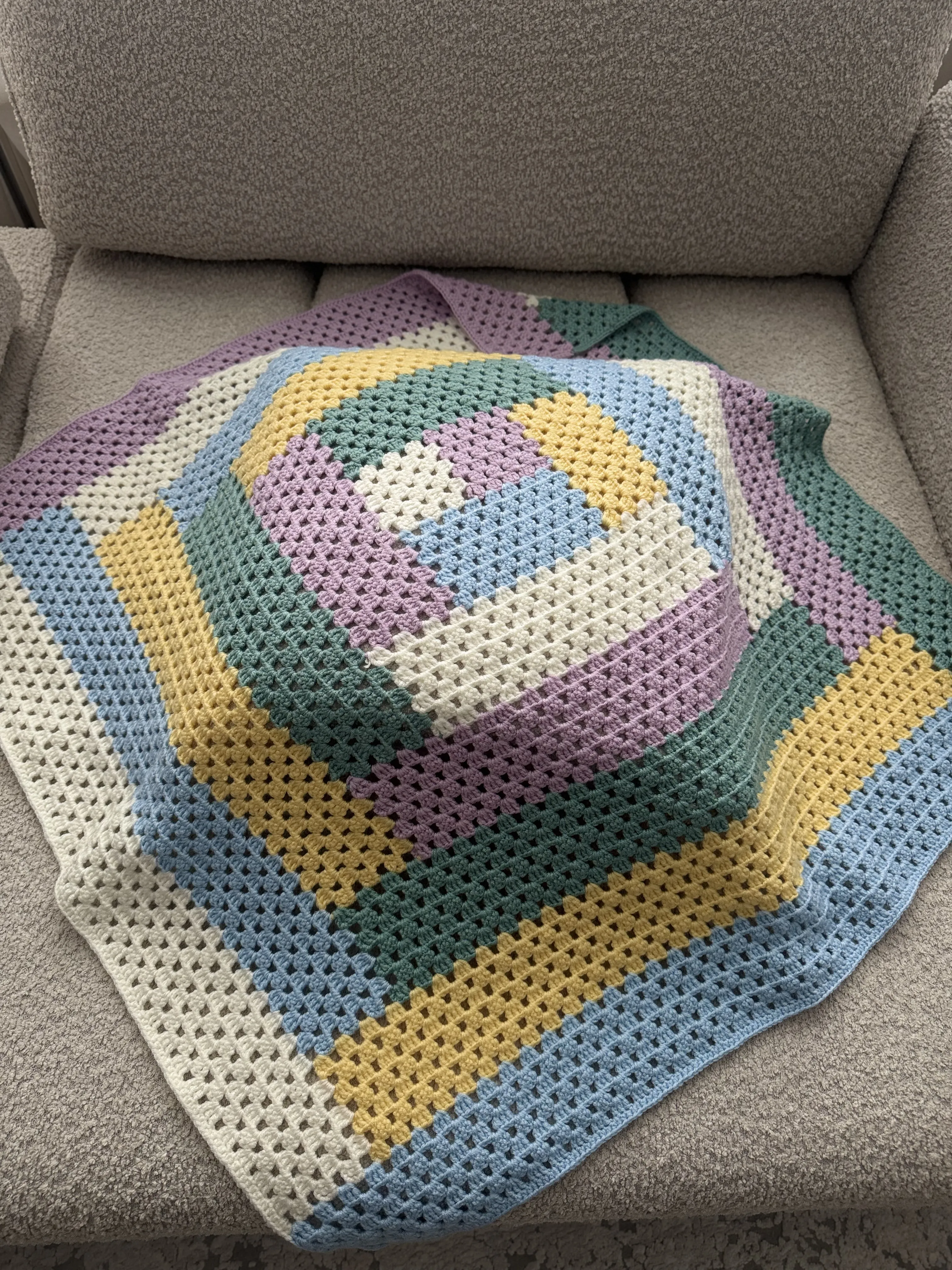 Çok Renkli Bebek Battaniyesi