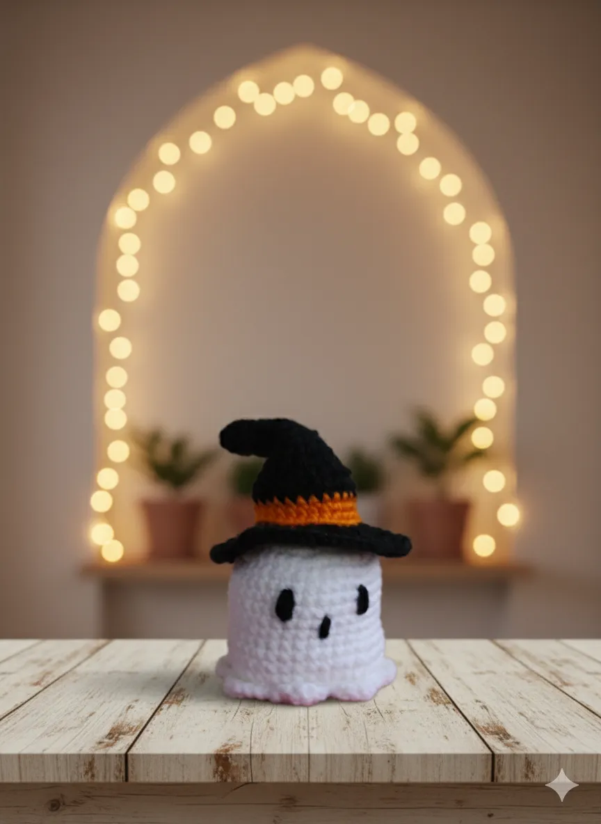 El Yapımı Amigurumi Hayalet | Çanta ve Anahtar Süsü