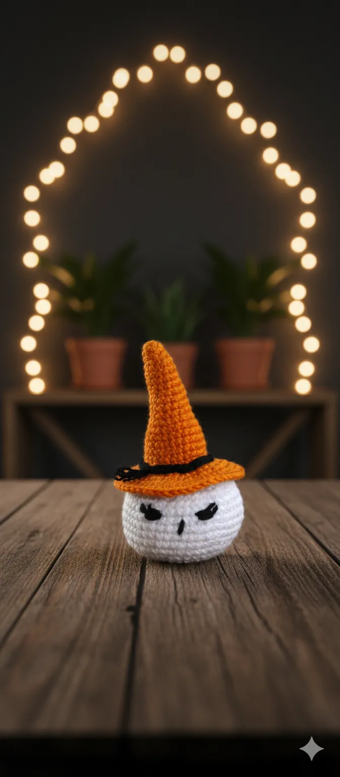 Hallowen Amigurumi Sevimli  Anahtarlık