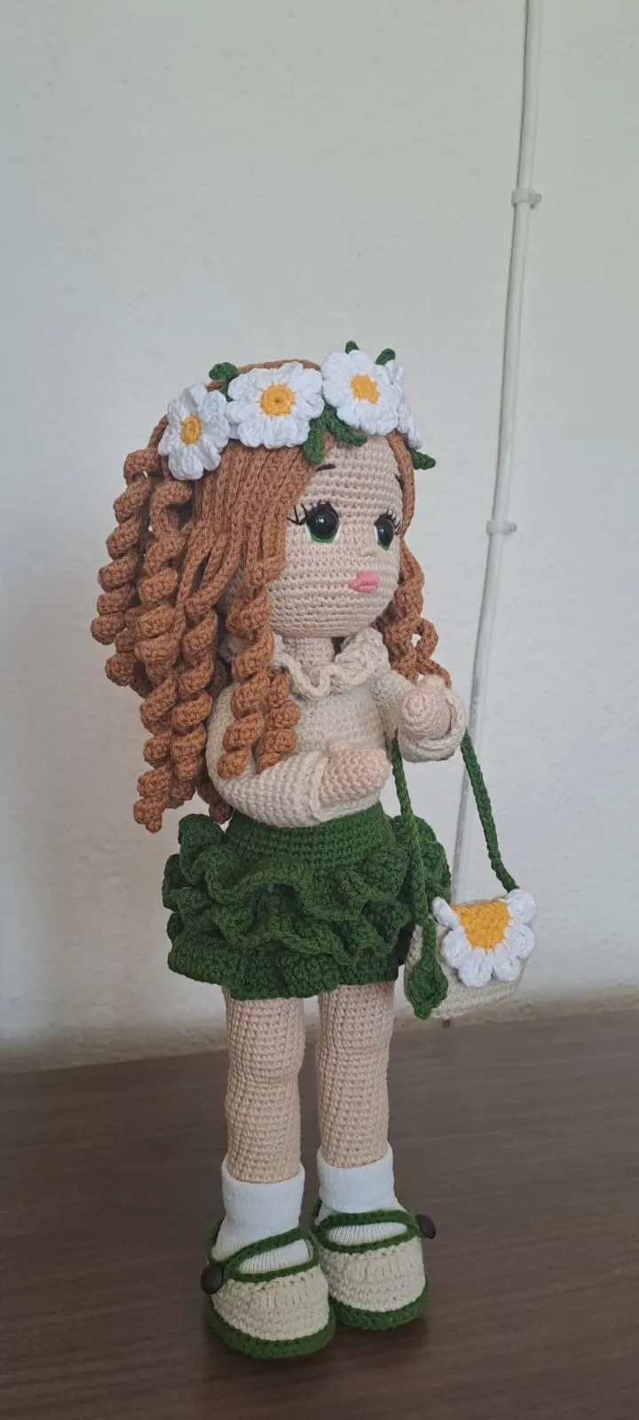 Amigurumi  Papatya Bebek - El Yapımı Oyuncak Bebek