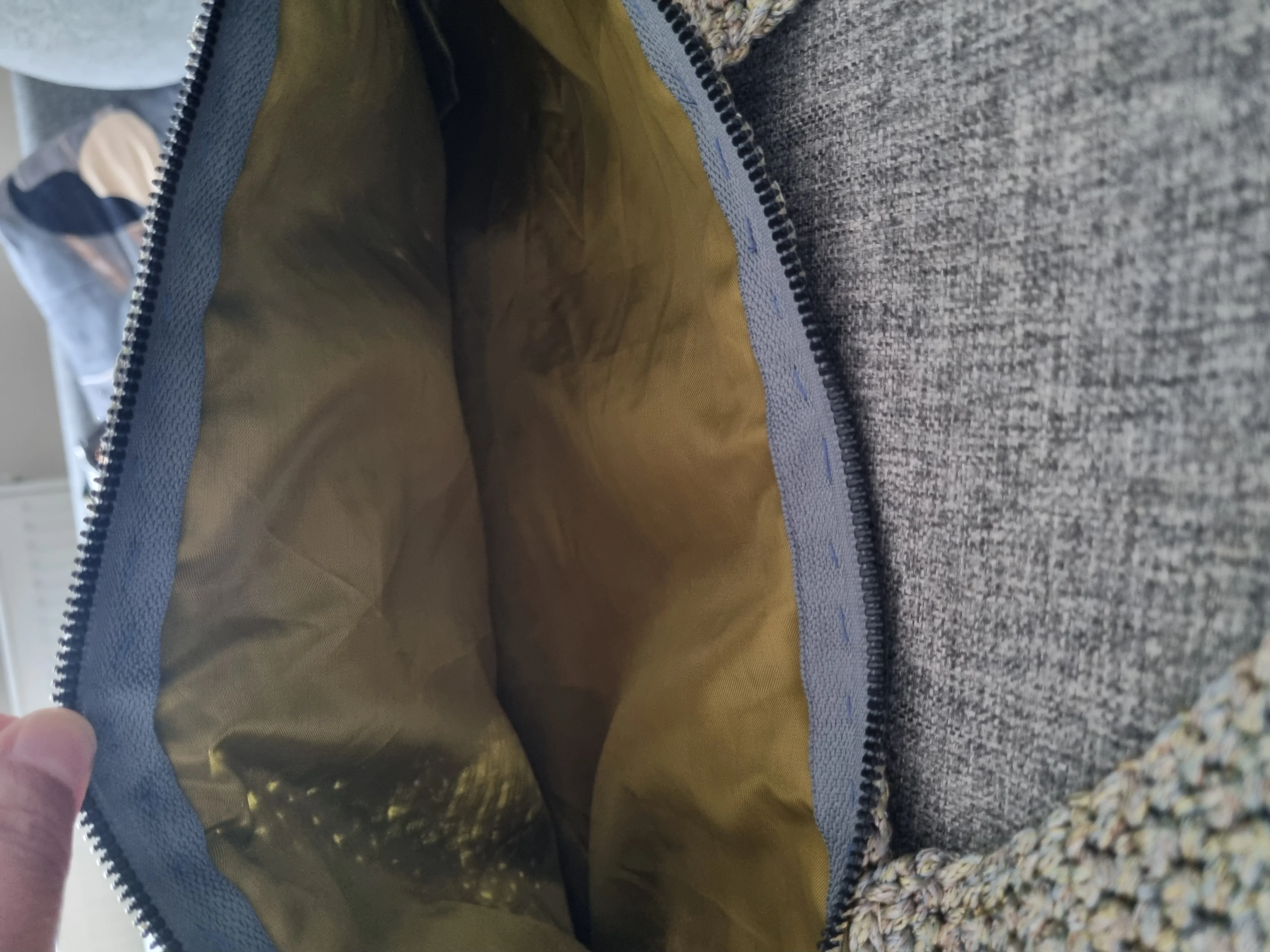 Kadın Makrome Omuz Çantası - Kadın Figürlü, Astarlı, El Örgüsü