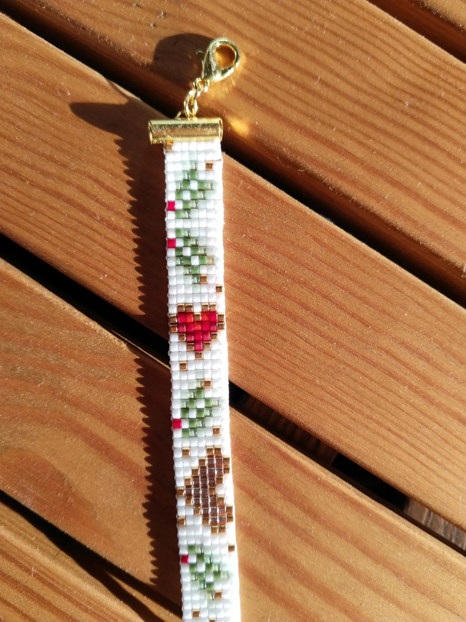 Yılbaşı Temalı Boncuklu Miyuki Bileklik - El Emeği Tasarım