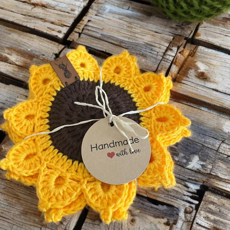 Ayçiçeği Bardak Altlığı