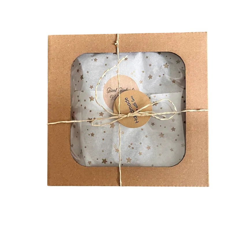 Sarı Papatya Desenli Örgü Tabak Altlığı - 6'lı Set - El Emeği