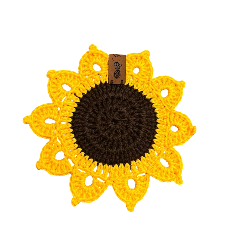 Ayçiçeği Bardak Altlığı