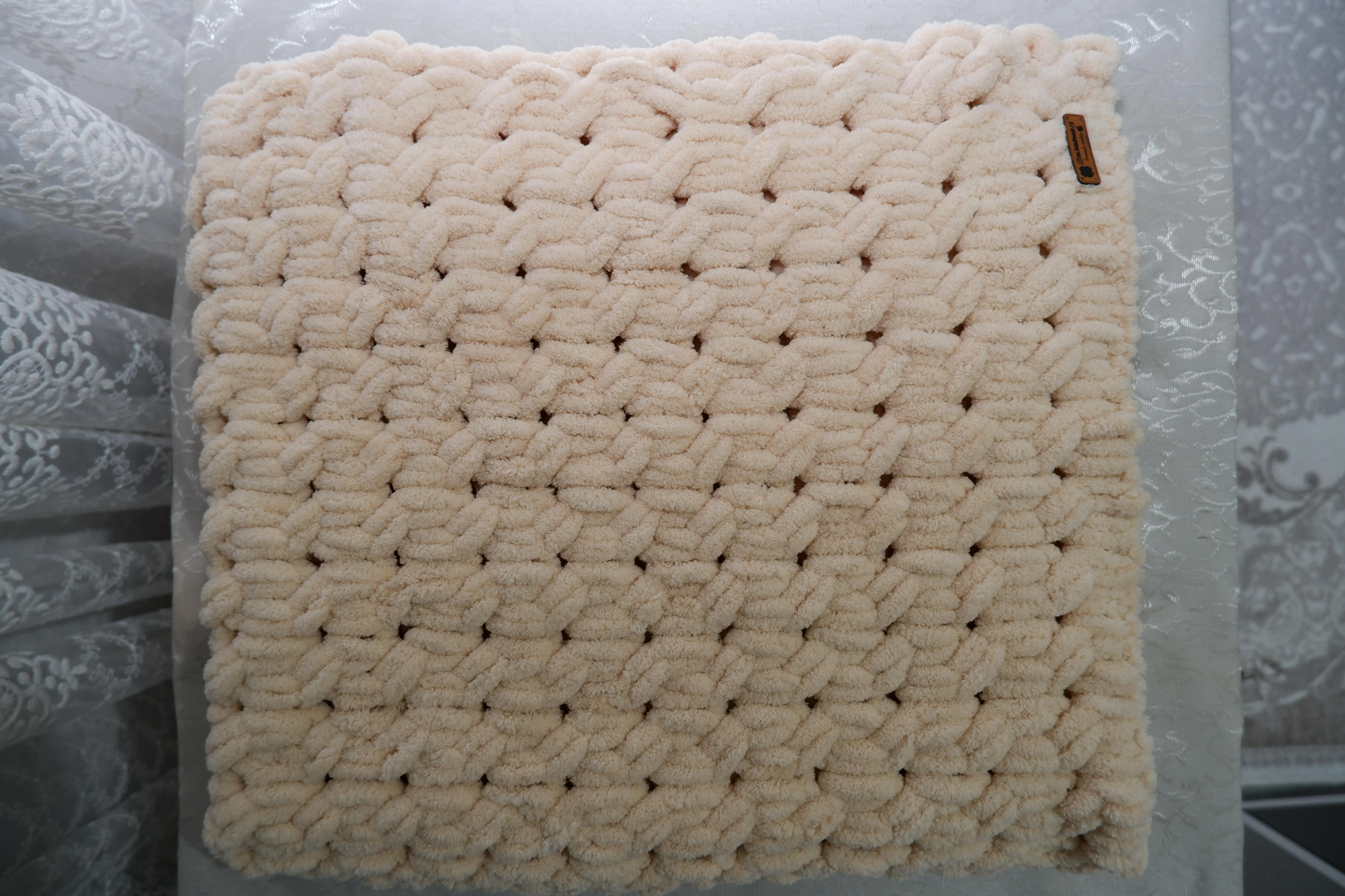 Krem Rengi ALİZE PUFFY Bebek Battaniyesi - 85x100 cm