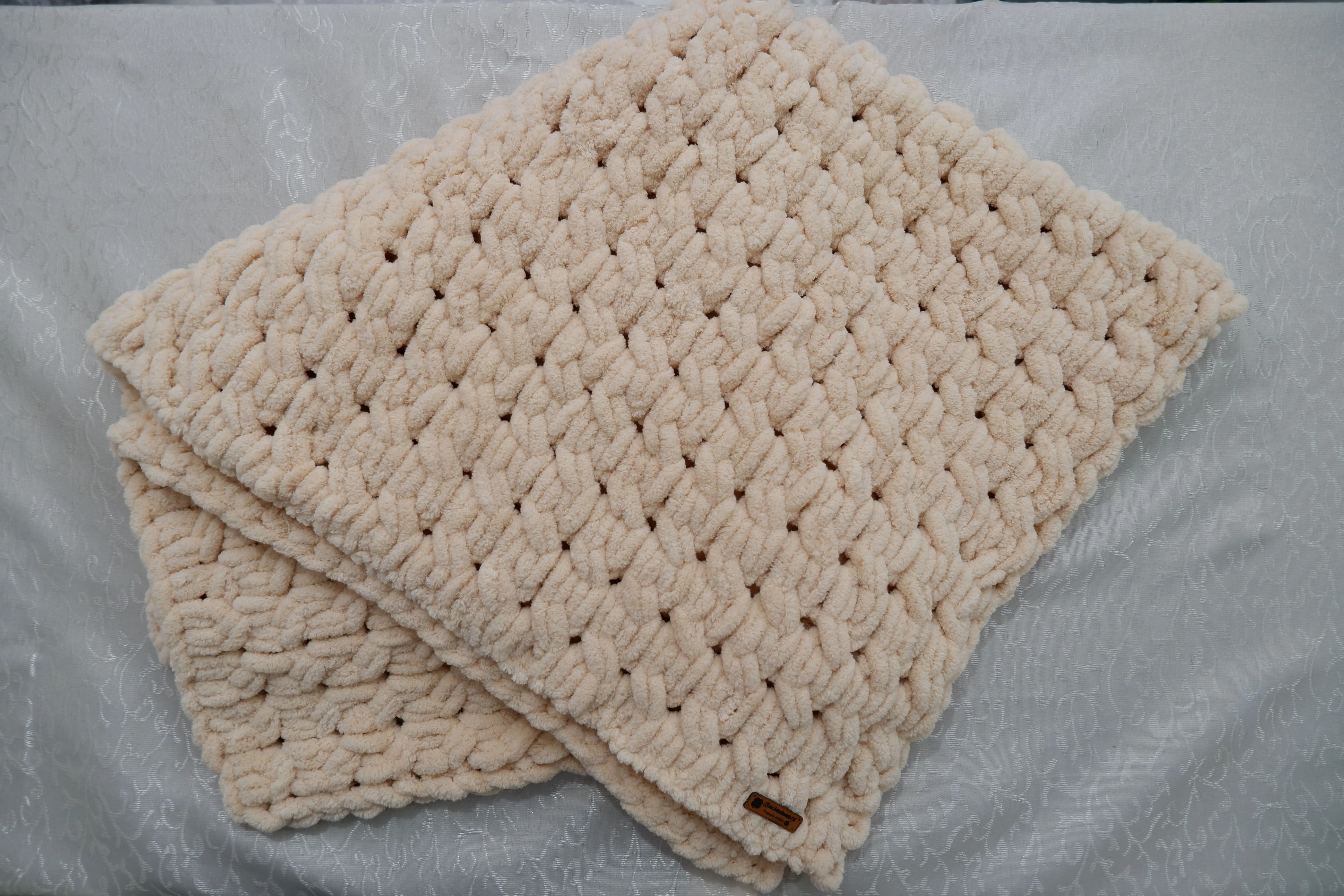 Krem Rengi ALİZE PUFFY Bebek Battaniyesi - 85x100 cm