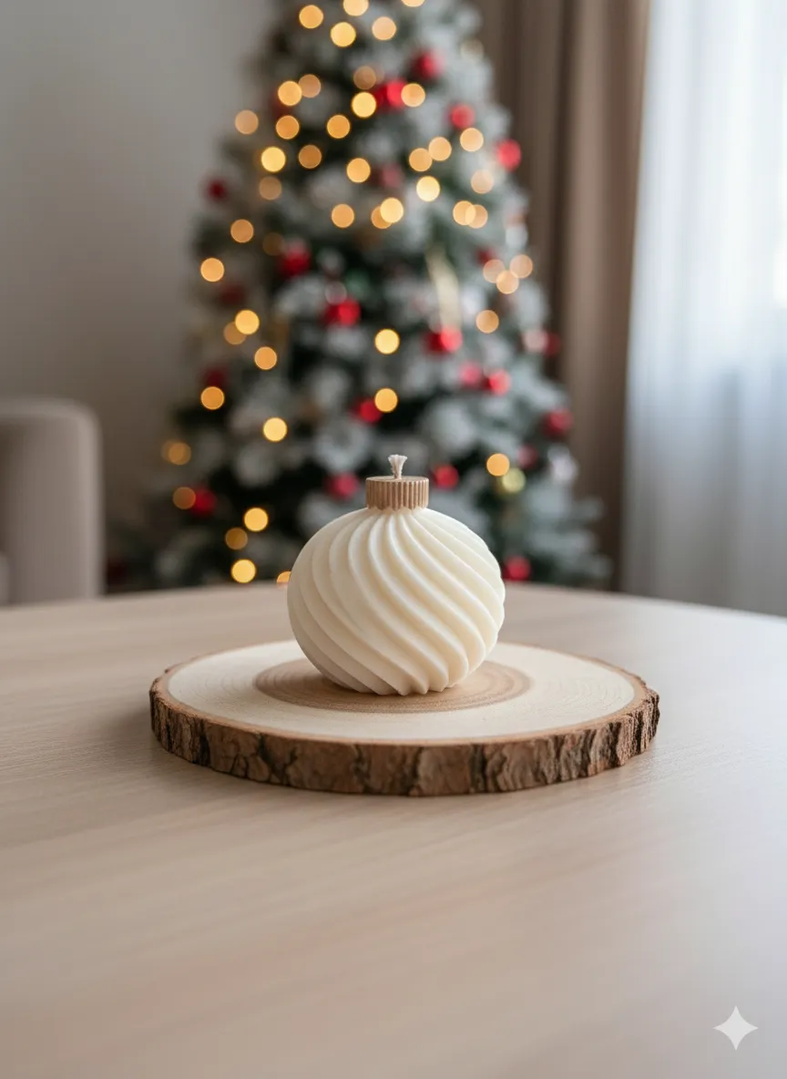 Dekoratif Formlu Kokulu Mum