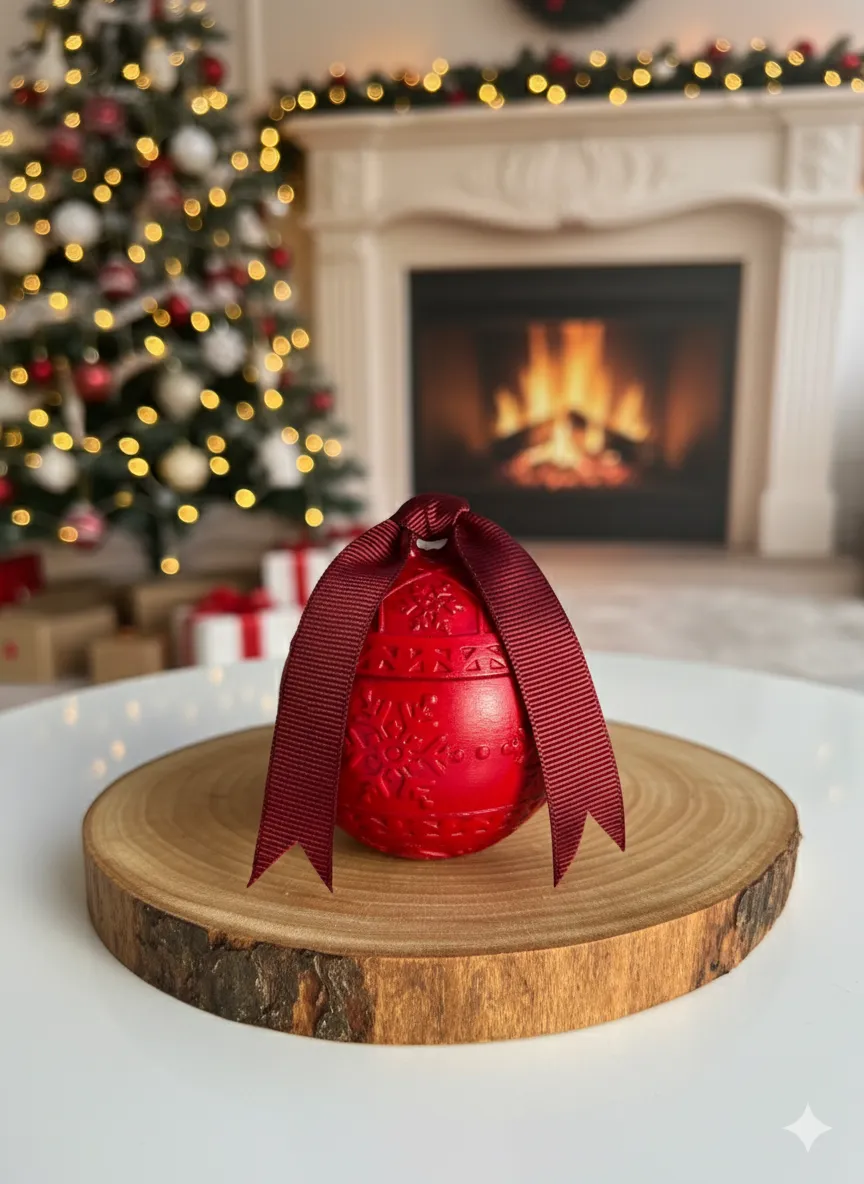 Kırmızı Taş Tozu Mumluk