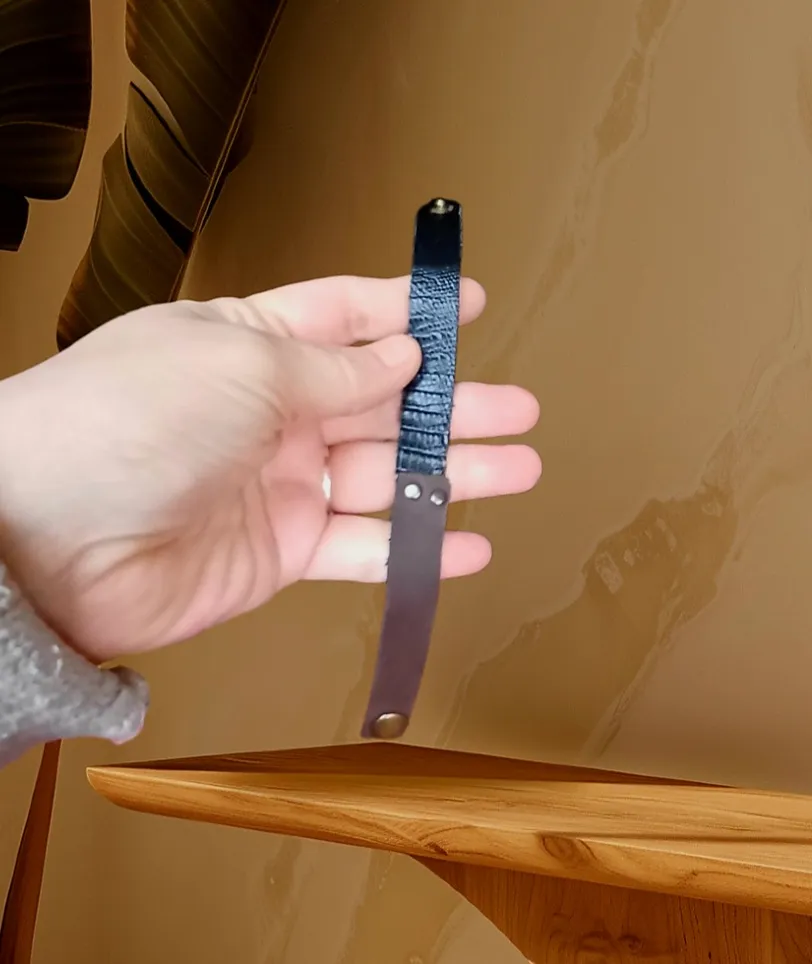 Gerçek Deri Tasarım Bileklik