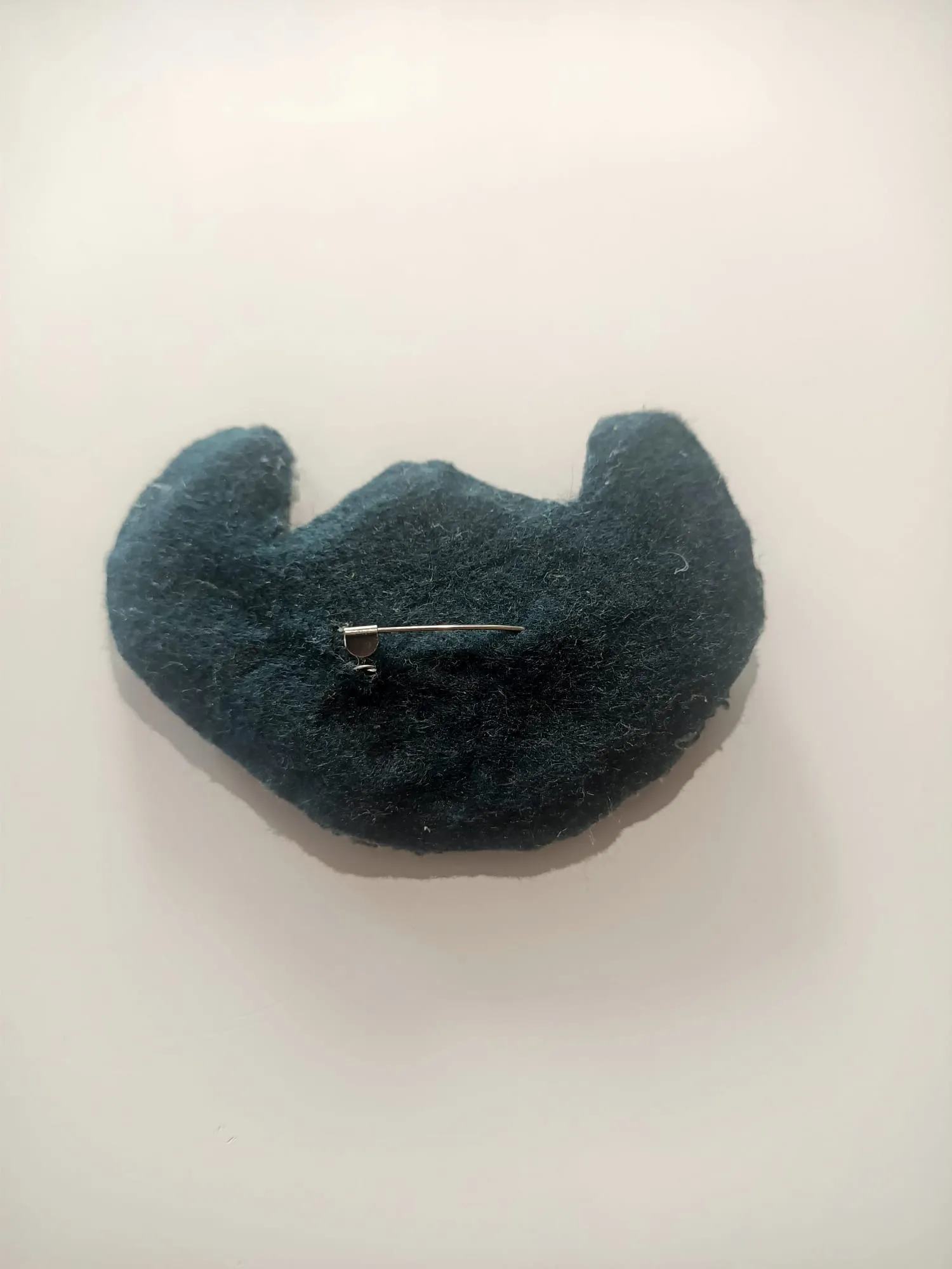 Stitch Karakteri Punch Nakışı Mini Broş - El Yapımı Hediye