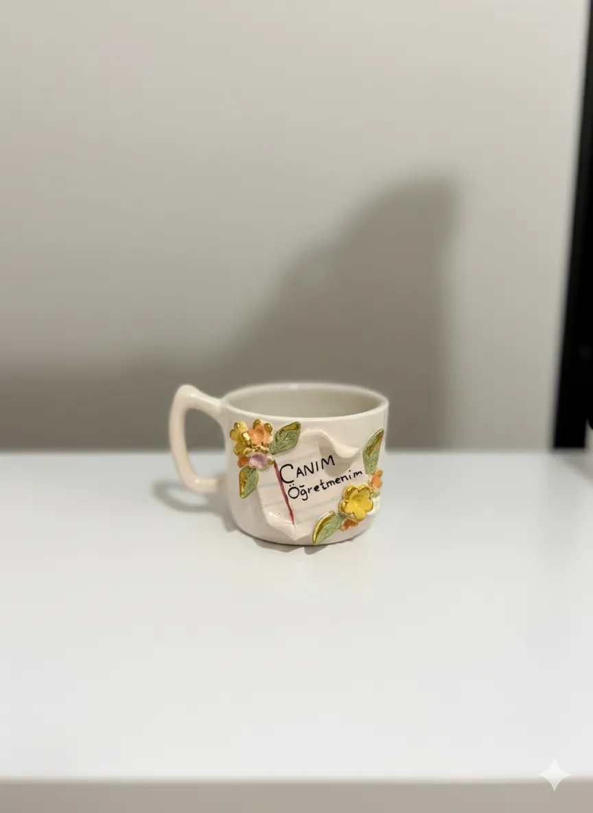 Canım Öğretmenim- El Yapımı Seramik Kupa