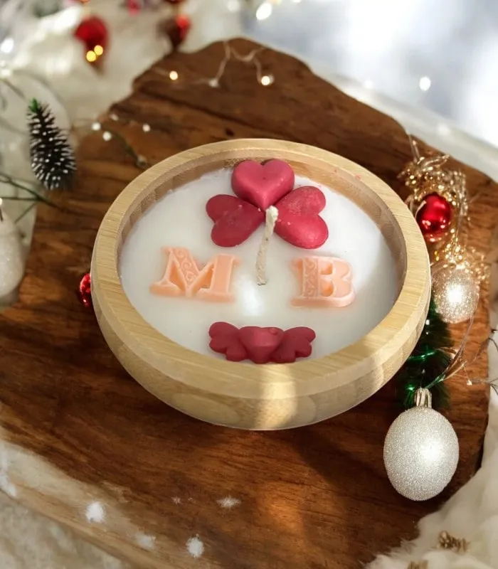 Kalplerle Yazılmış Hikaye-Doğal Mum %100 Soyawax