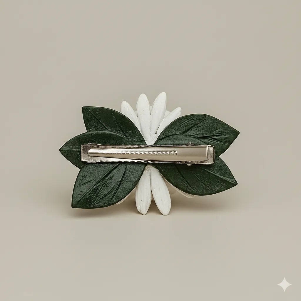 Soğuk Seramik El Yapımı Papatya Toka