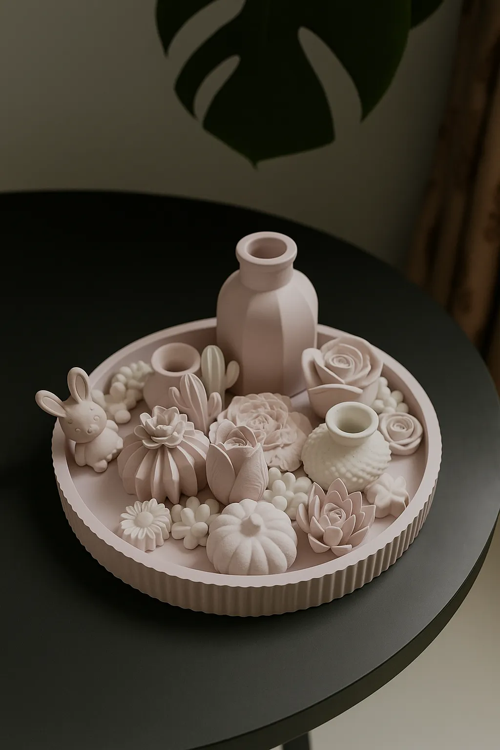 Dekoratif Pastel Tonlarda Çiçek Buketi