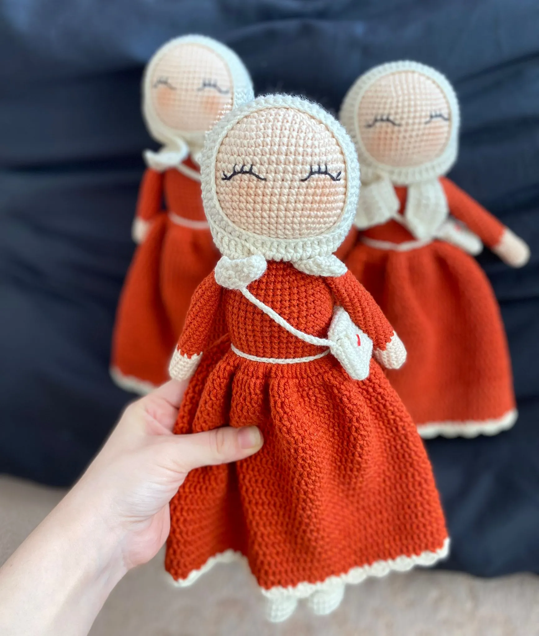 Tesettürlü Amigurumi Bebek Kiremit