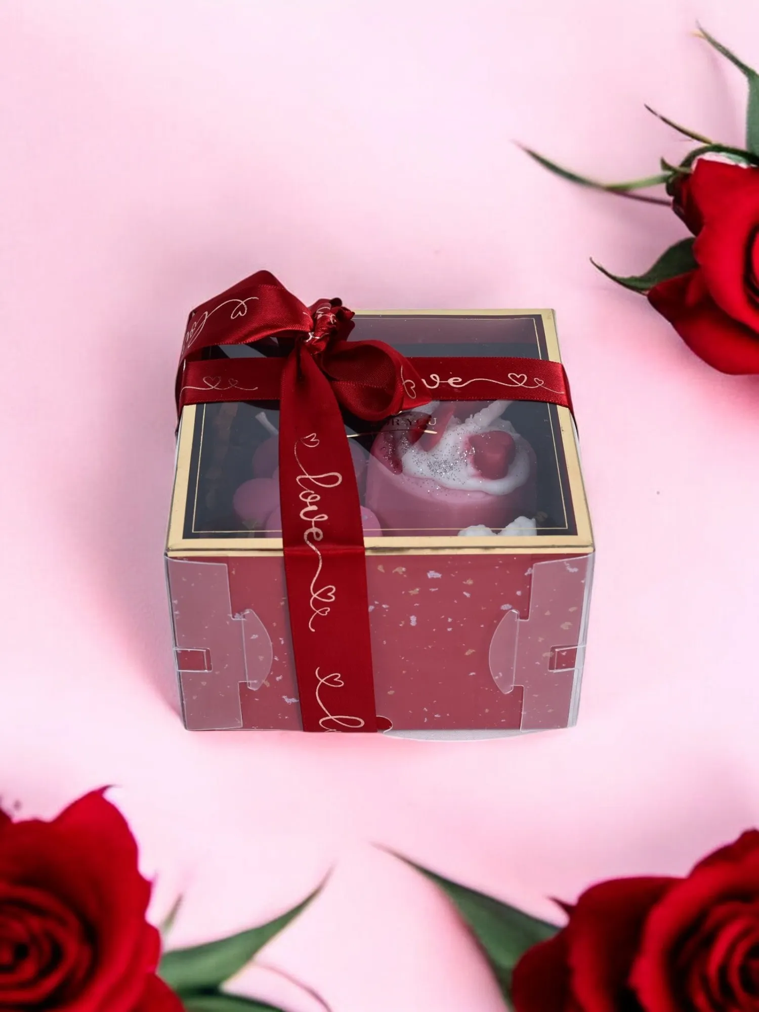 %100 Soyawax Doğal Mum Tatlı Sürpriz Hediye Kutusu - El Yapımı