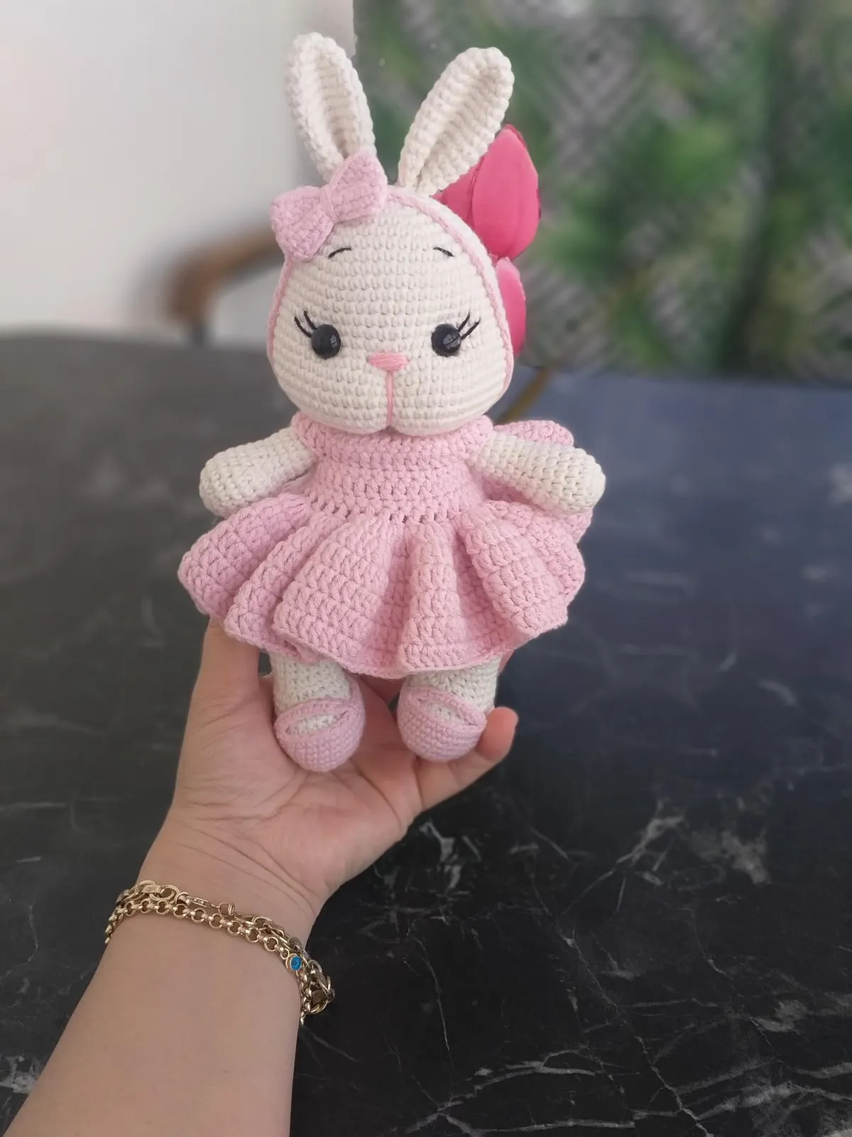 Tütülü Tavşan Oyuncağı