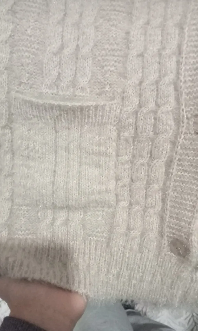 El Örgüsü Yumoş Kışlık Anne Yeleği (XL ve XXL Bedenler)