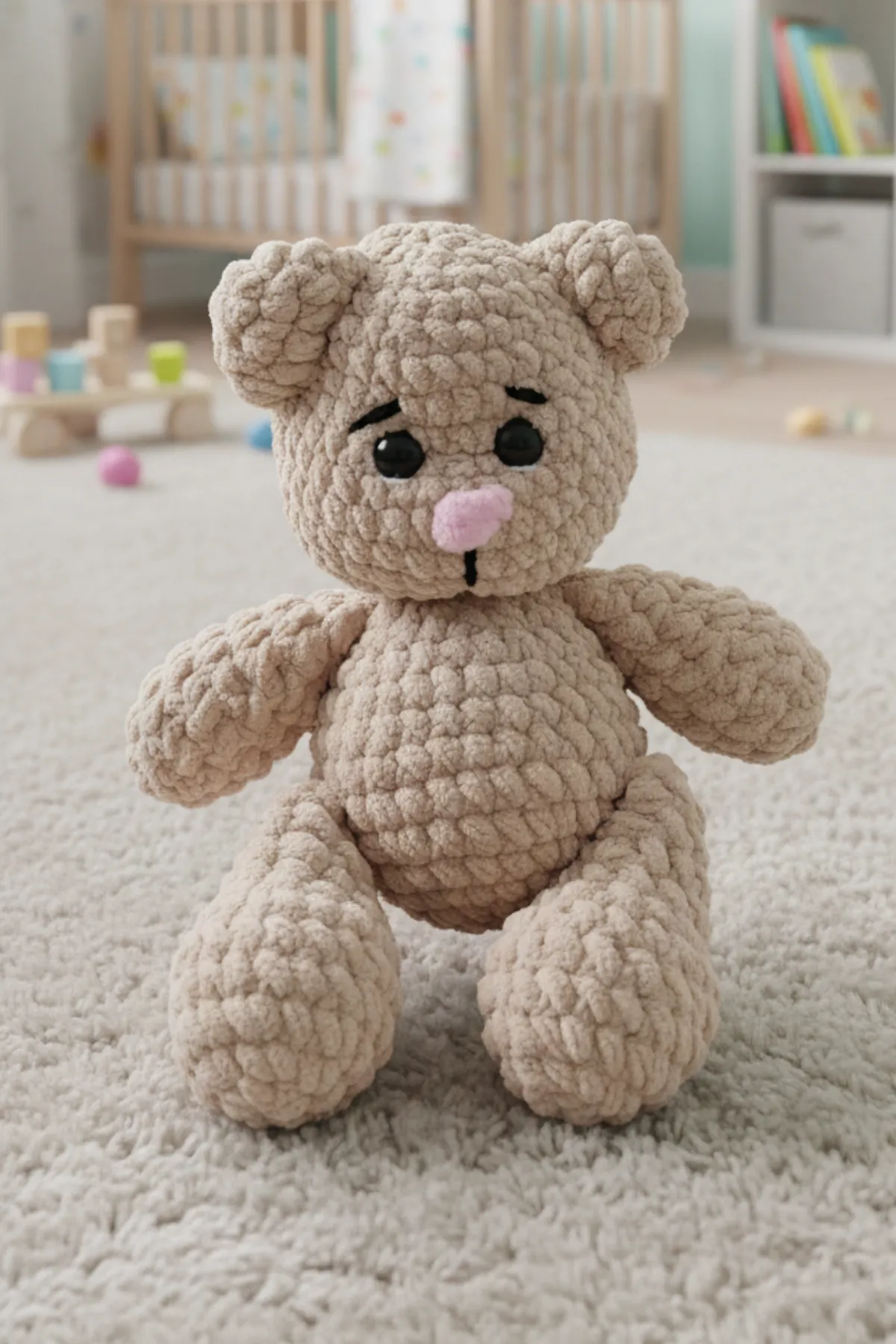 Ayıcık Oyuncak | Amigurumi Bebek ve Çocuk Uyku Arkadaşı (Yılbaşı Hediyesi)