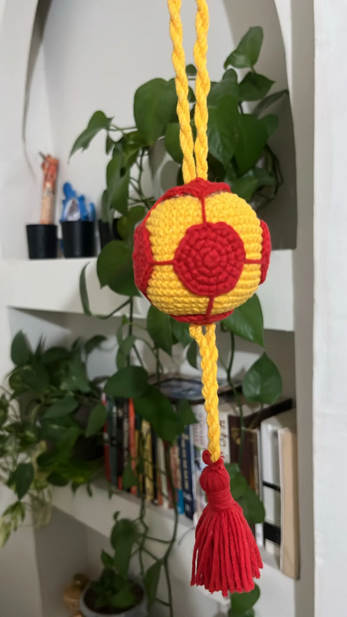 El Yapımı Örgü Dikiz Aynası Süsü – Püsküllü Araba Süsü