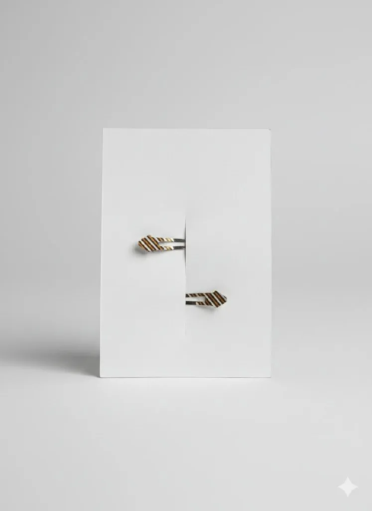 Lila Papatya Nakışlı Çıtçıtlı Saç Tokası - El Emeği