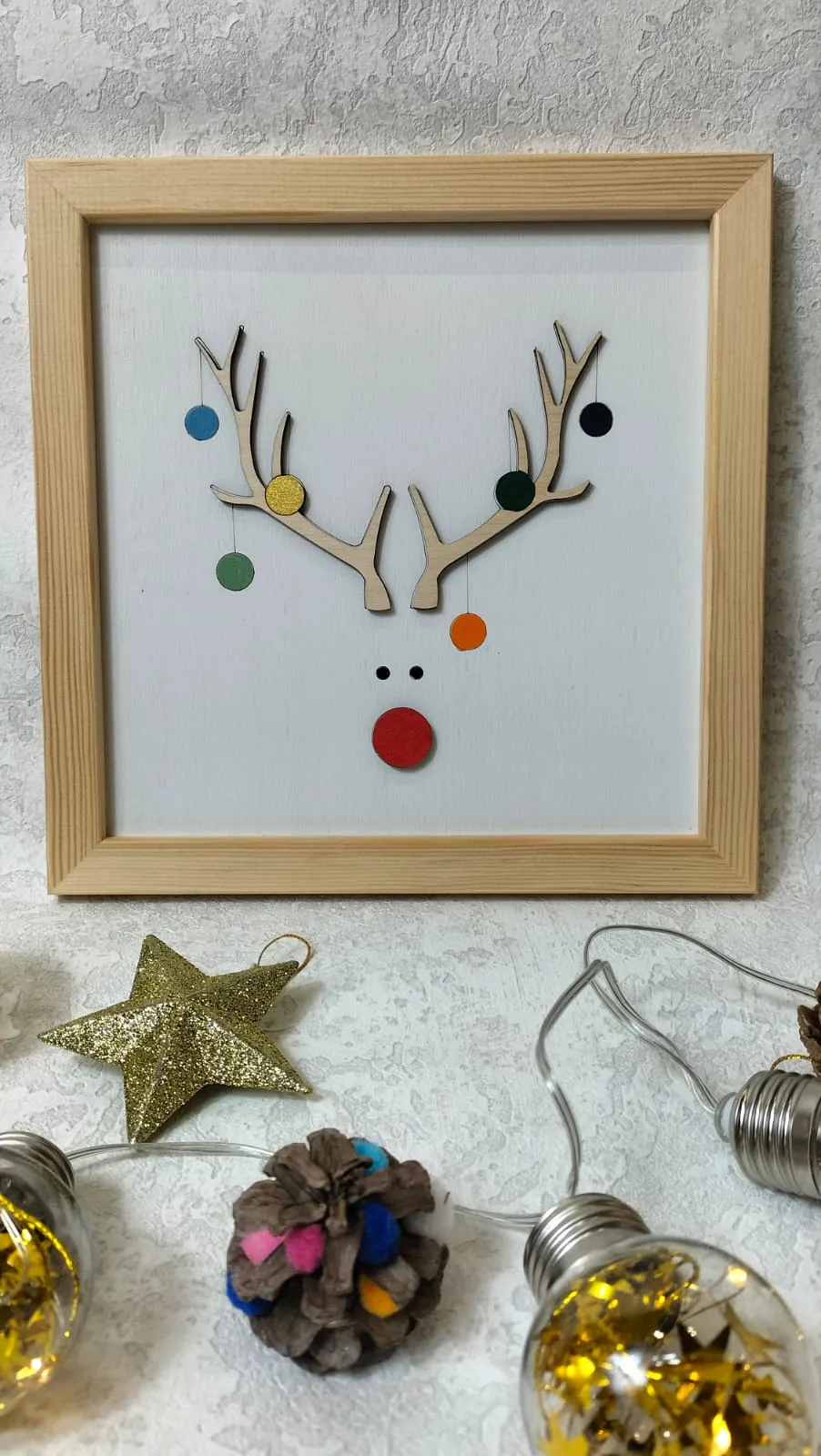 Yılbaşı Trio – 3’lü Ahşap Tablo Seti